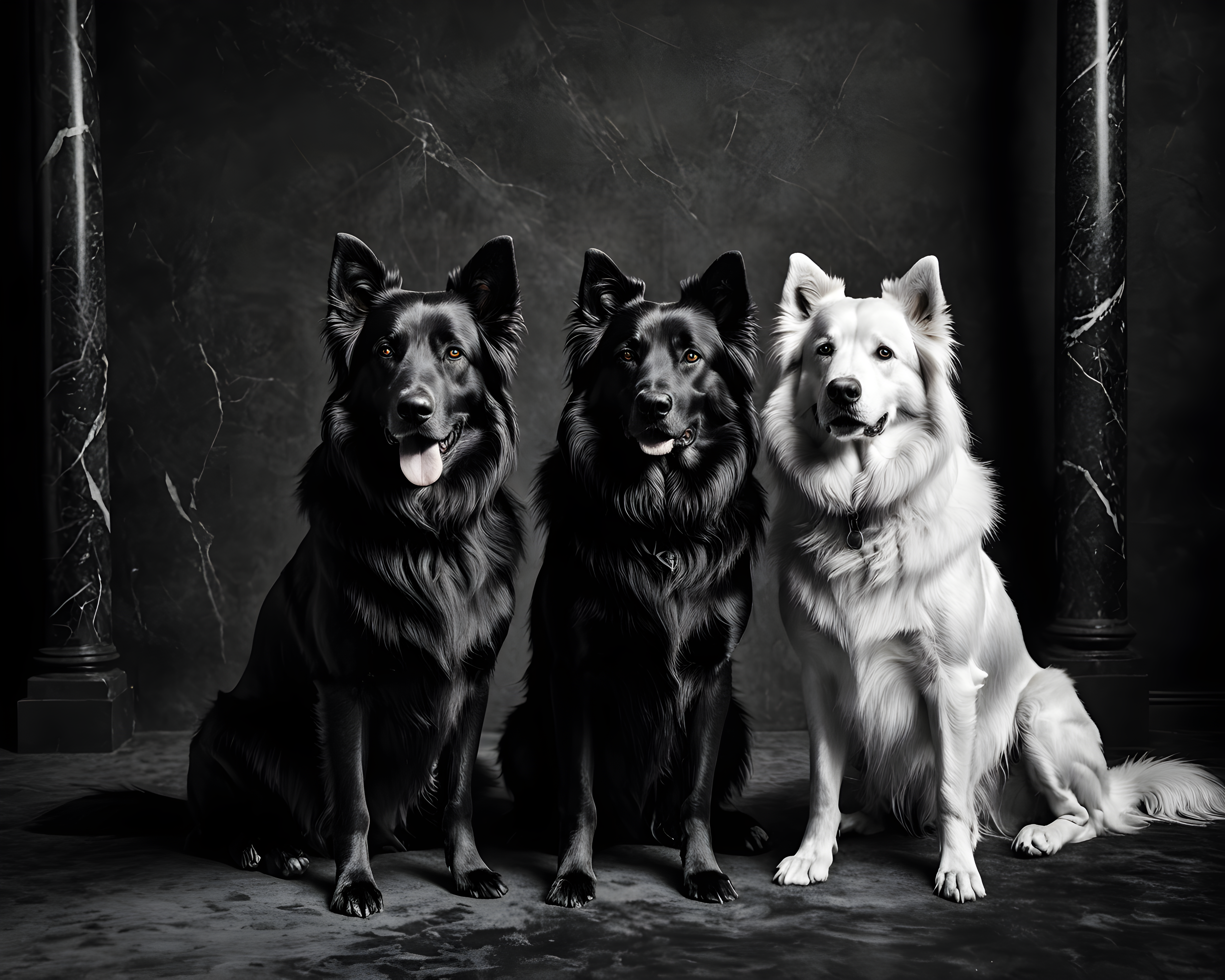 Norwegian Forest — Black & White (Luxury)