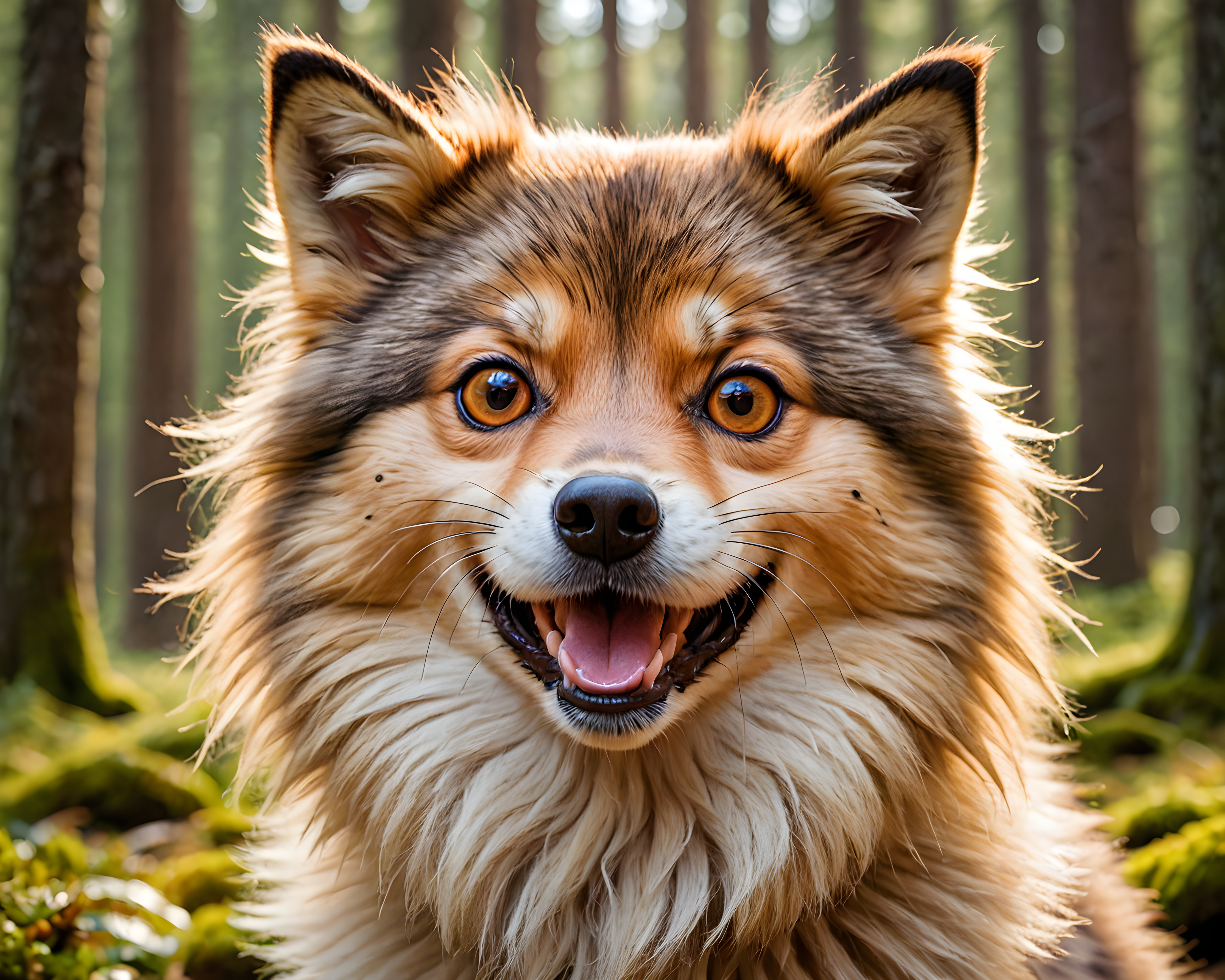 Norwegian Forest — Cartoon / Kawaii (Happy)