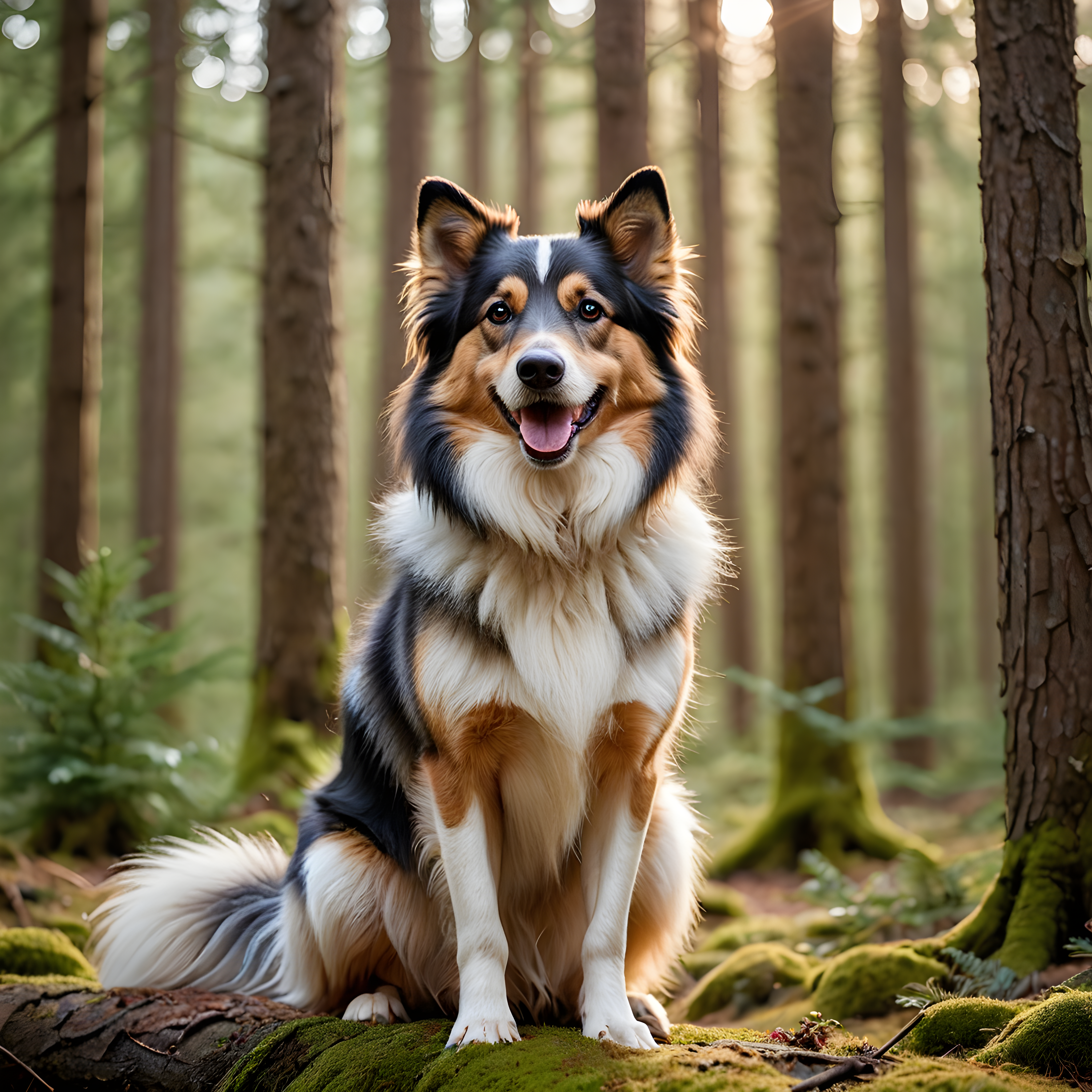 Norwegian Forest — Modern Aesthetic (Happy)