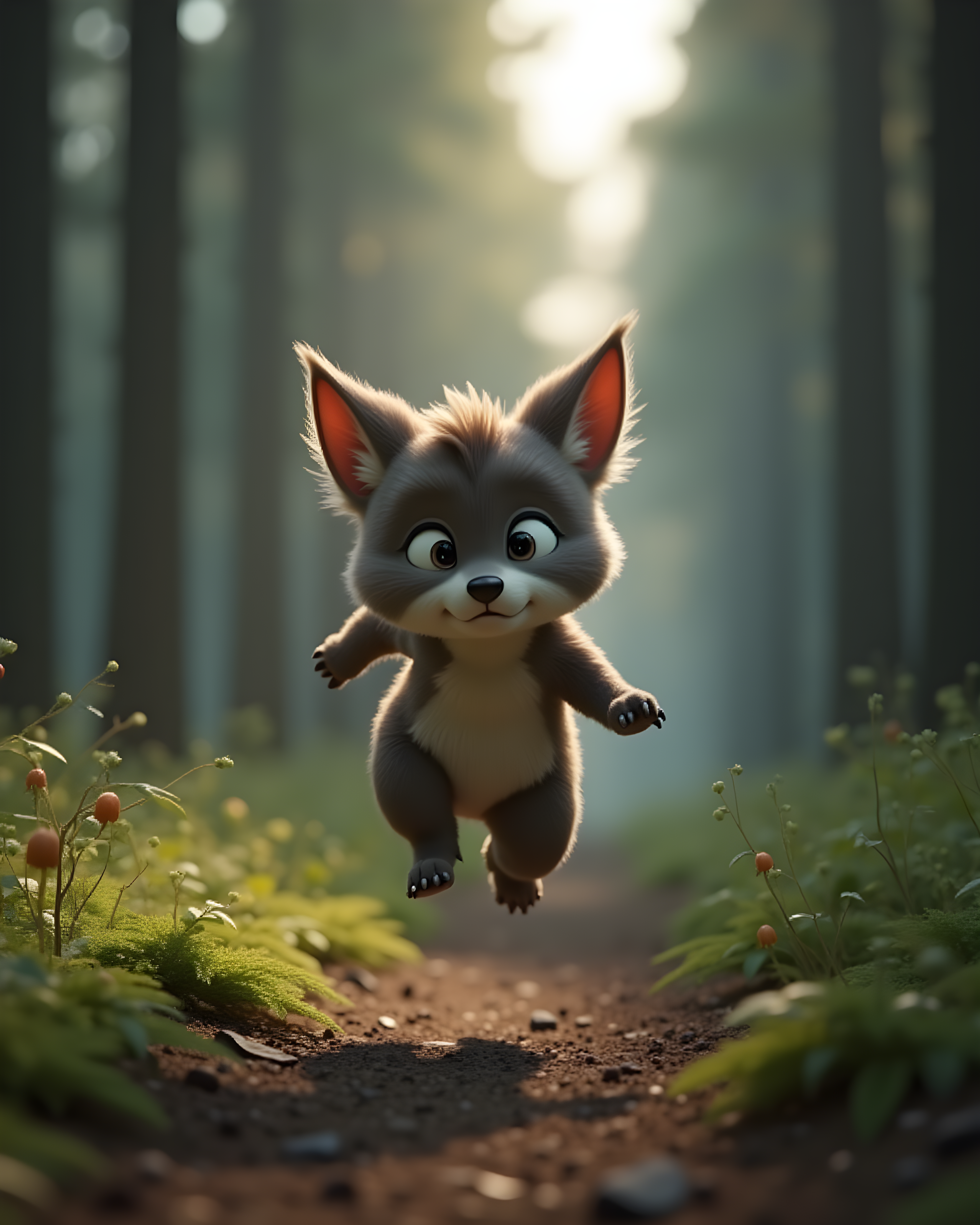 Norwegian Forest — 3D Render (Emotional)