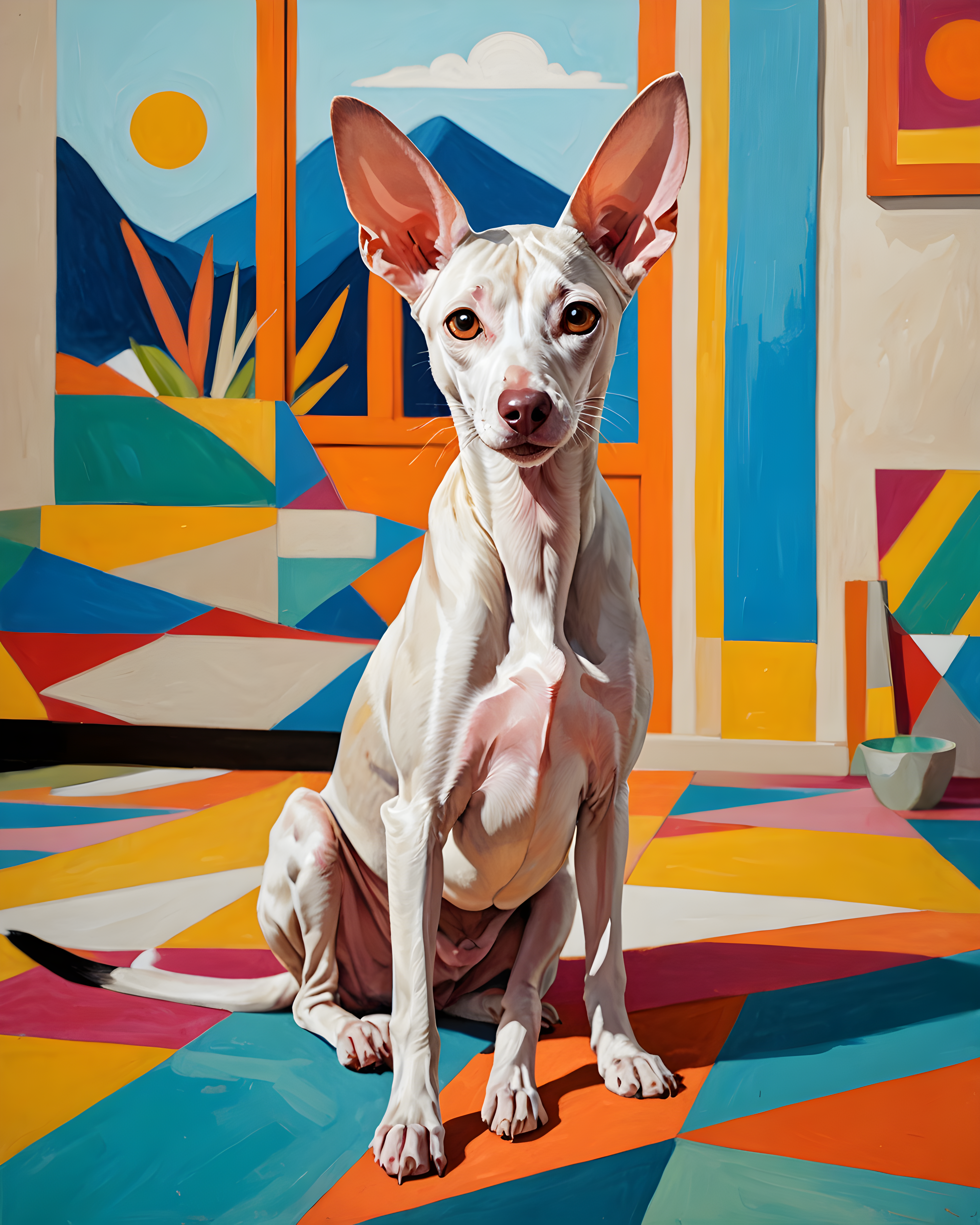 Oriental Shorthair — Abstract (Happy)