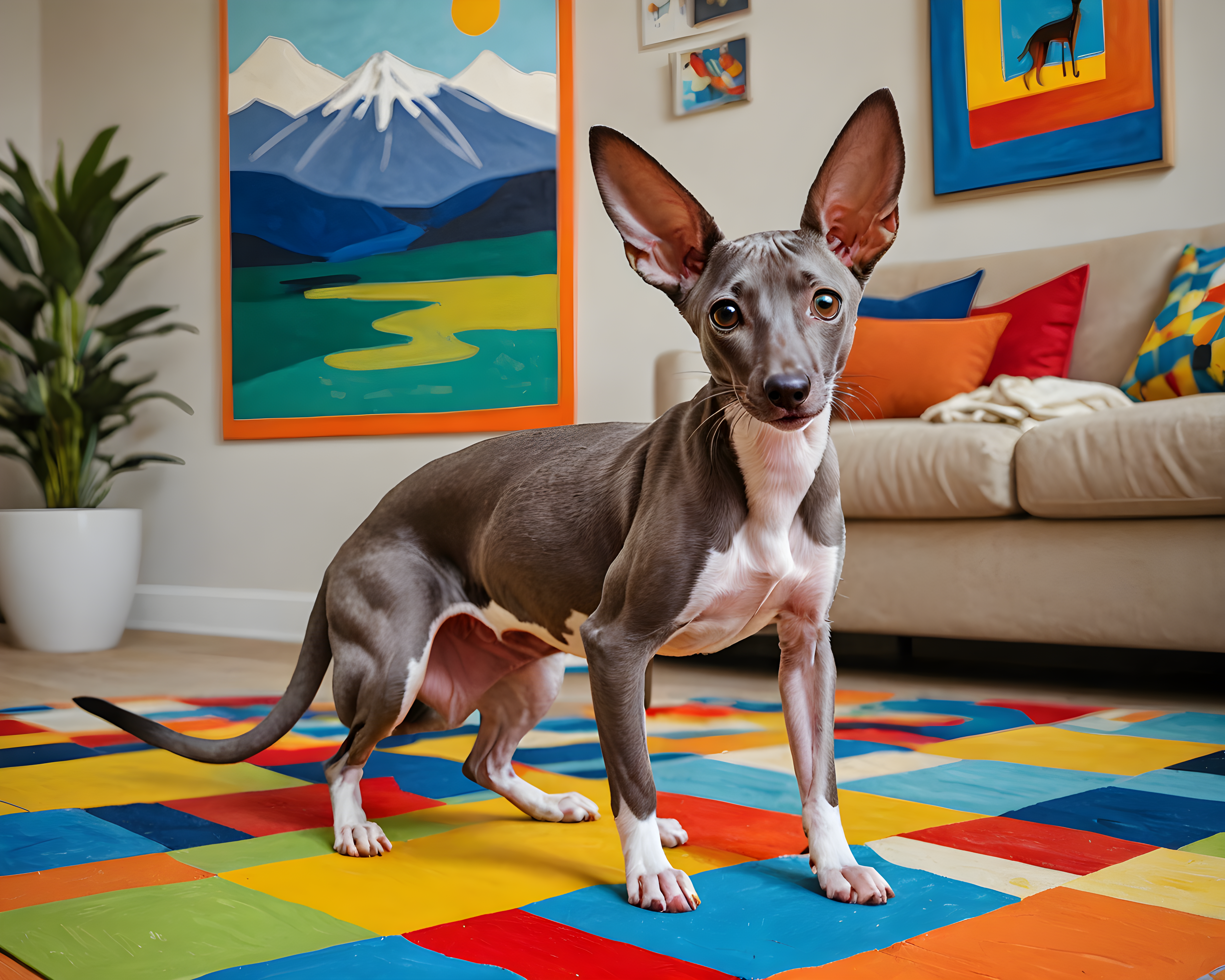 Oriental Shorthair — Abstract (Playful)