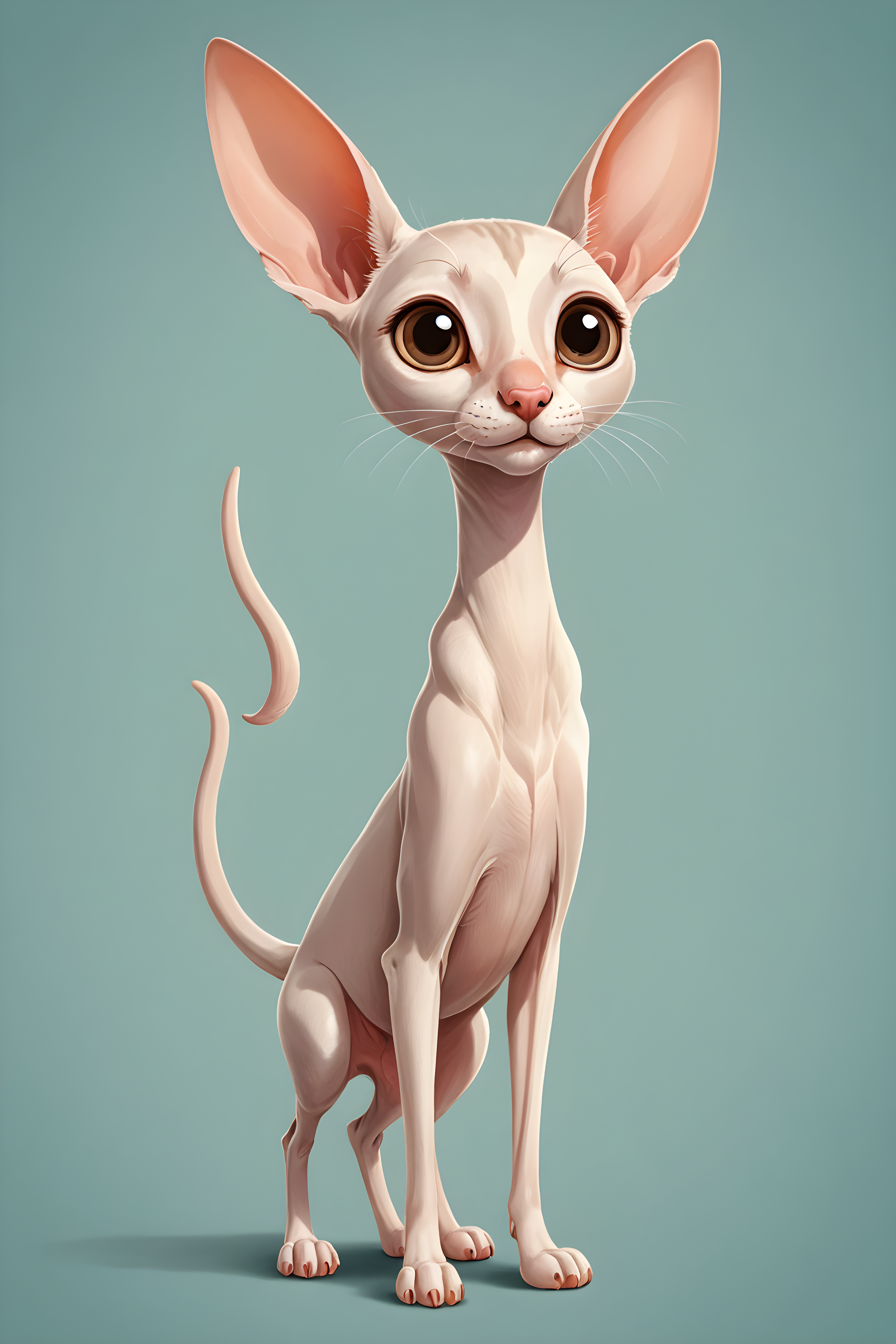 Oriental Shorthair — Cartoon / Kawaii (Cute)