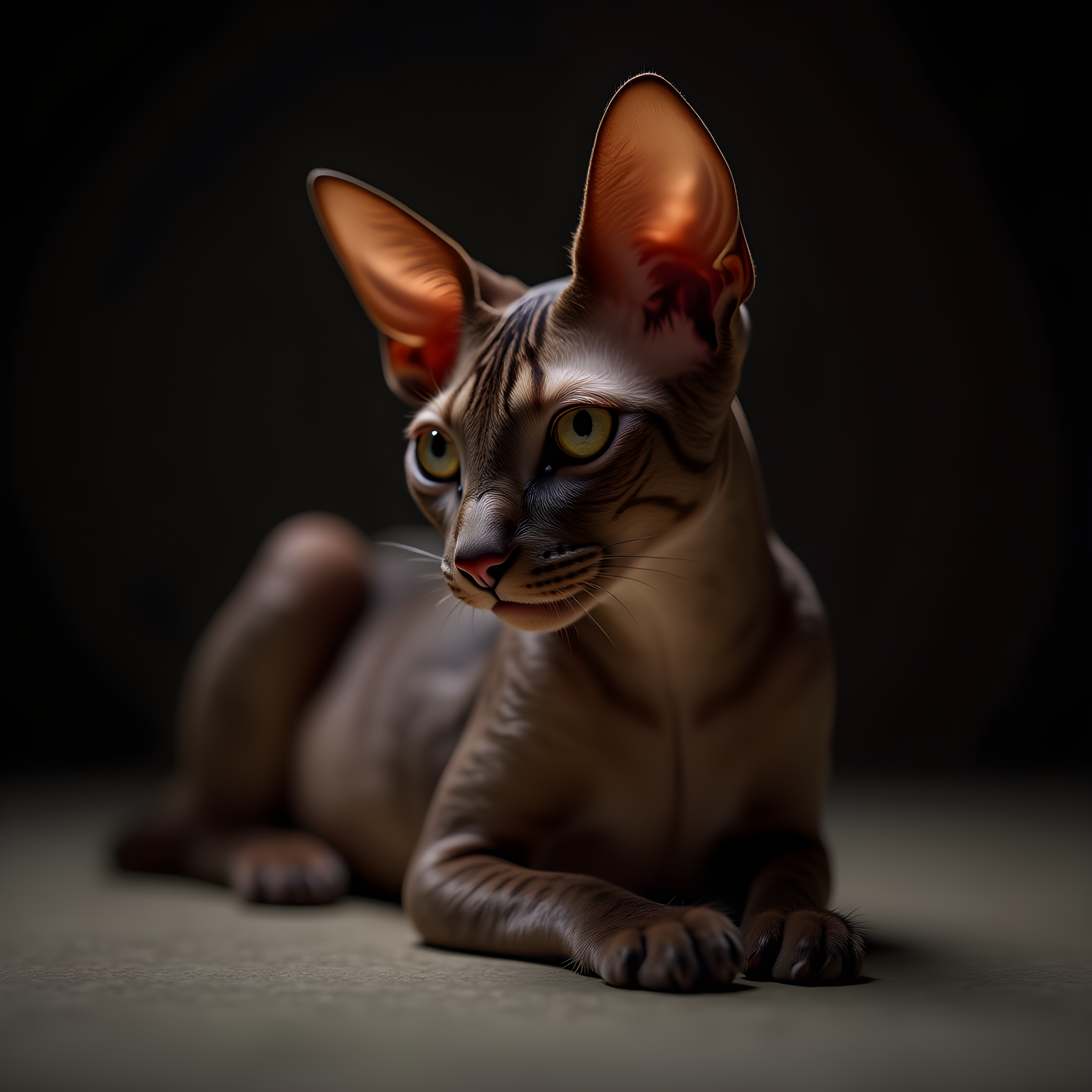 Oriental Shorthair — Hyper-Realistic (Emotional)