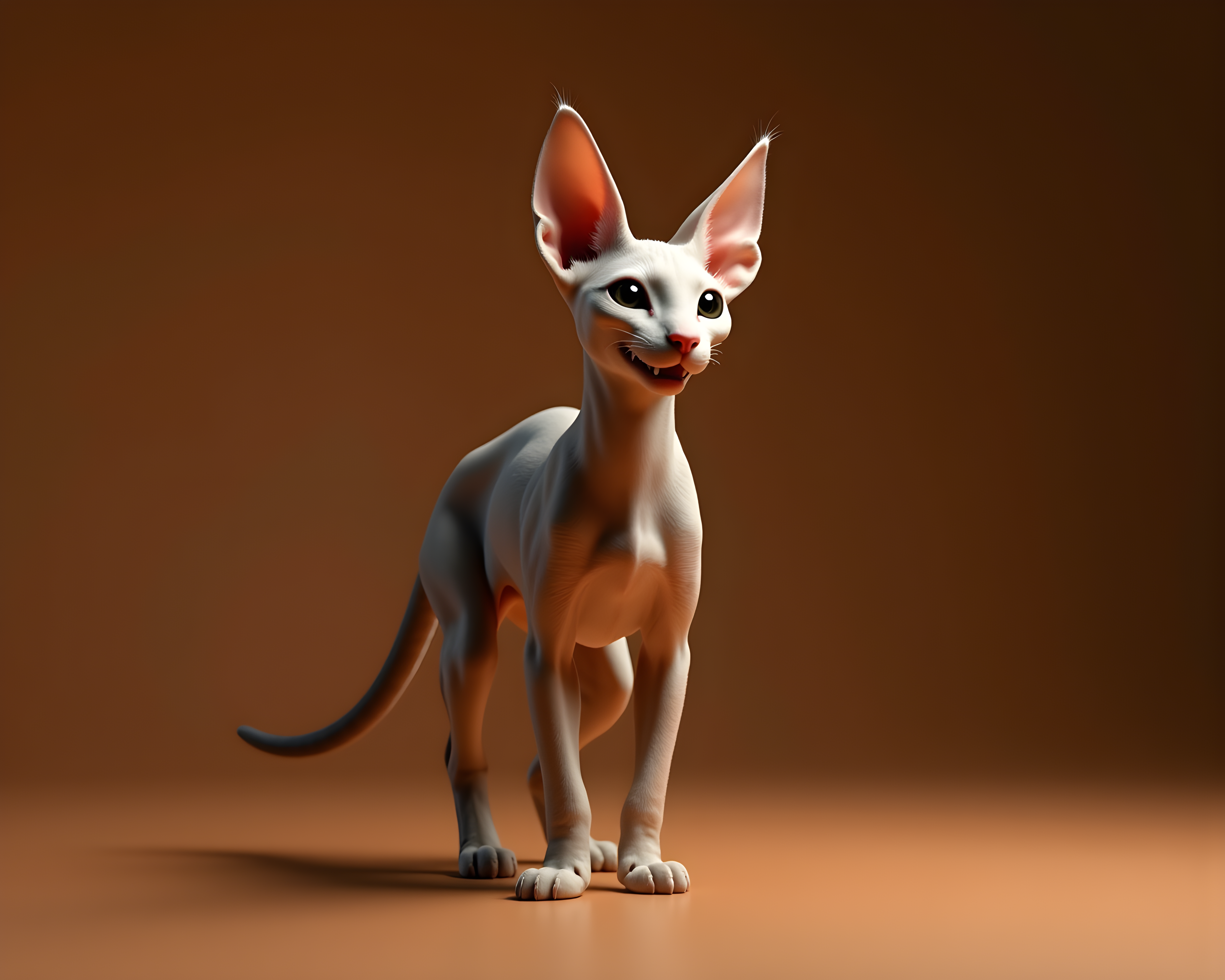 Oriental Shorthair — Hyper-Realistic (Happy)