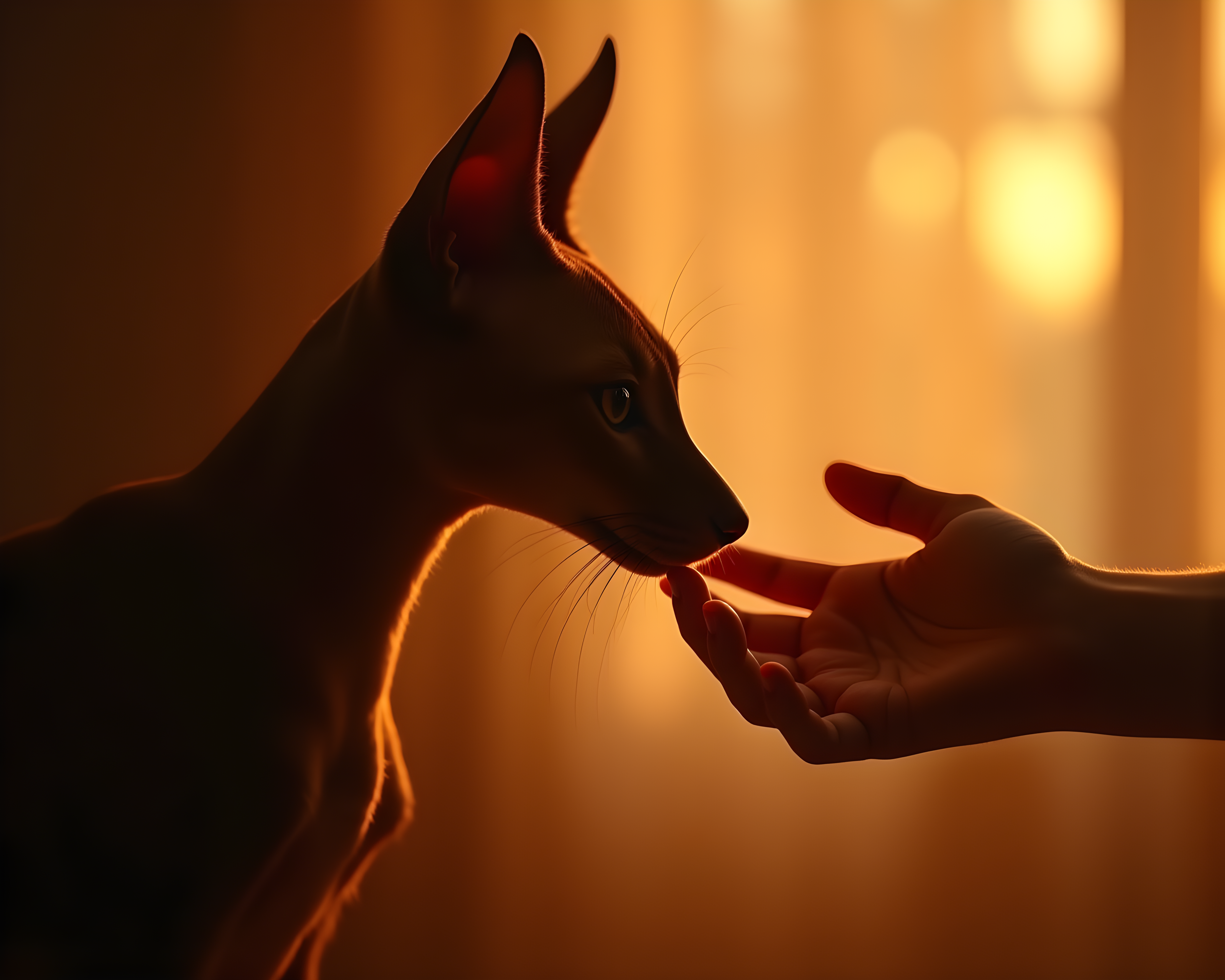Oriental Shorthair — Hyper-Realistic (Romantic)