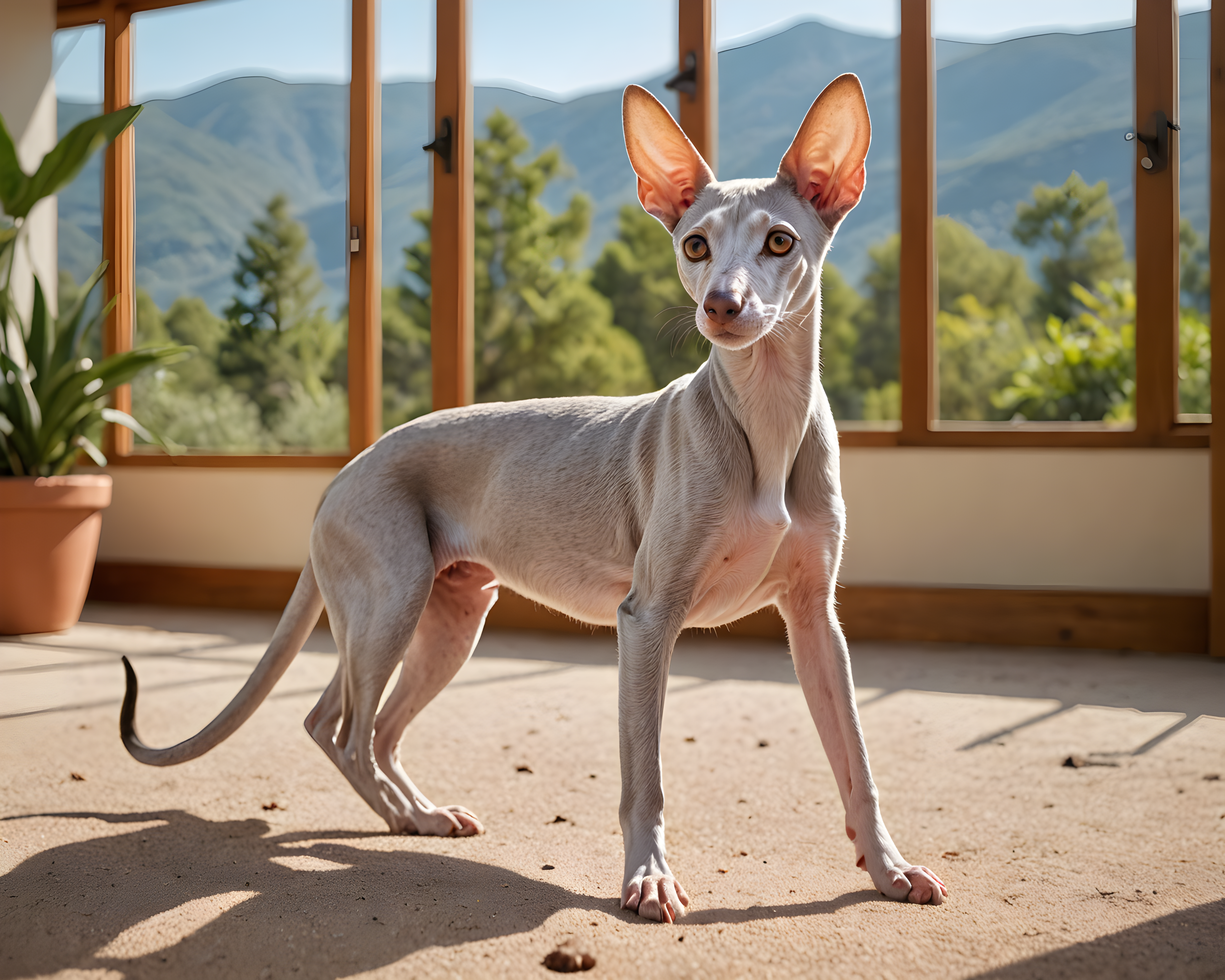 Oriental Shorthair — Line Art (Playful)