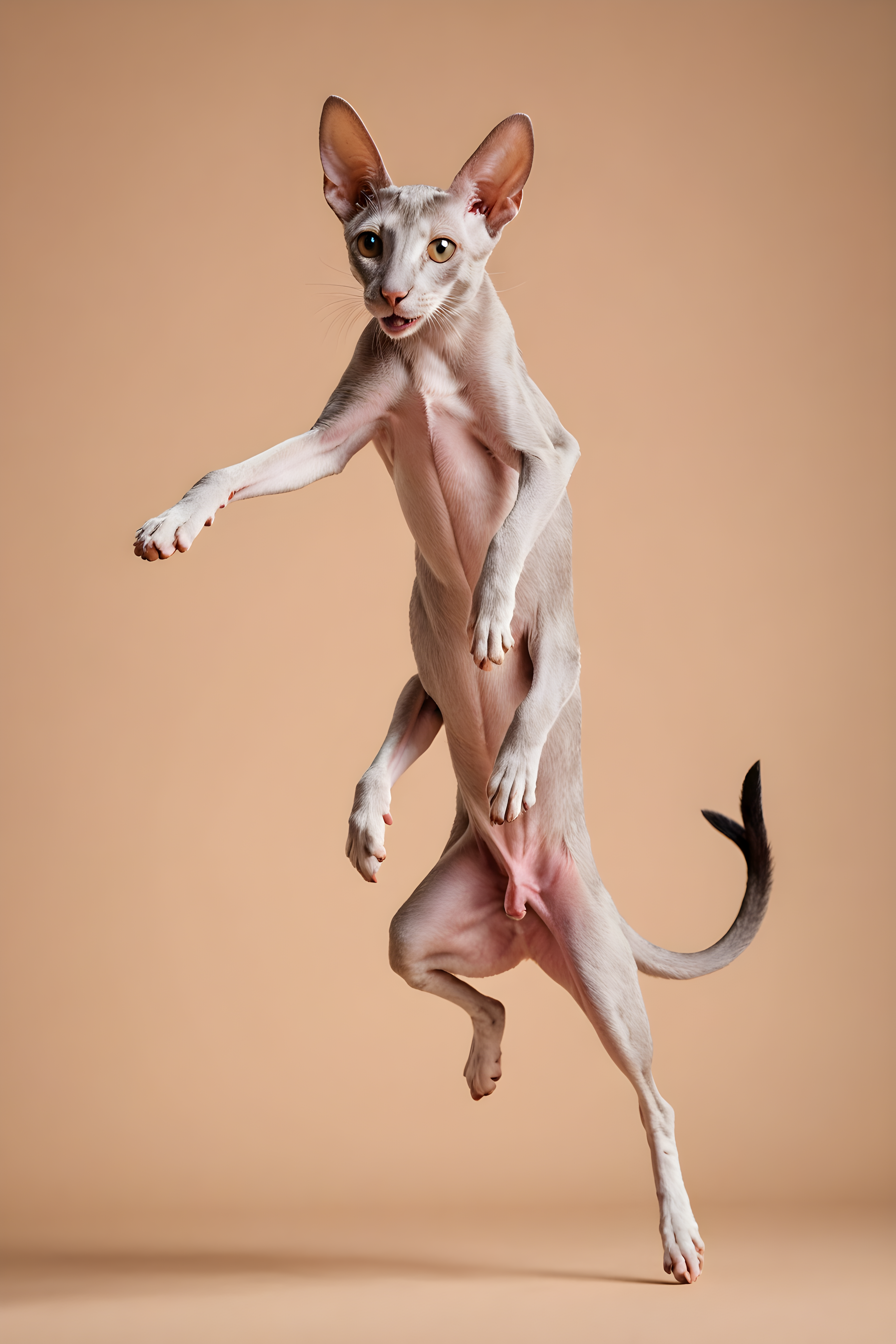 Oriental Shorthair — Modern Aesthetic (Happy)