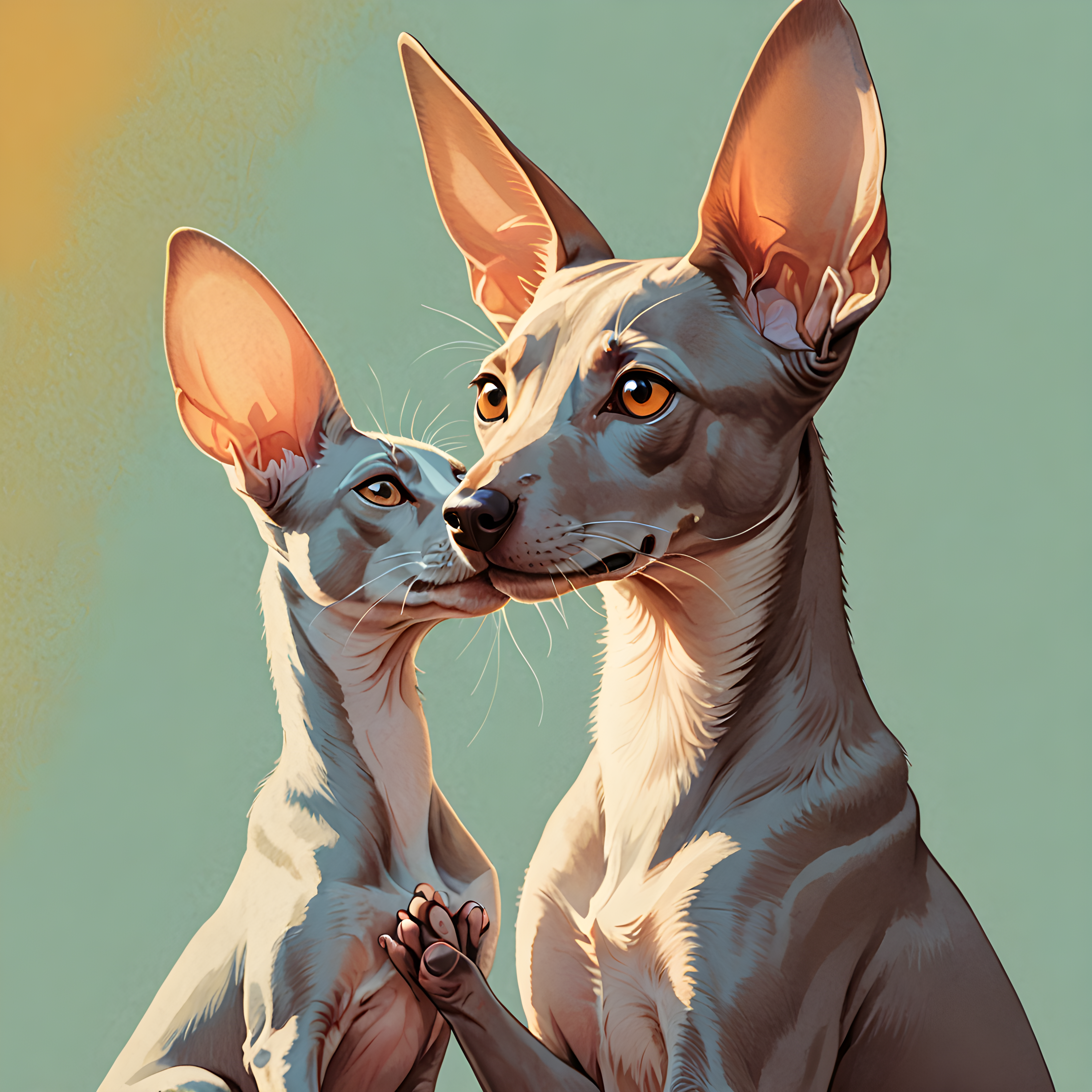 Oriental Shorthair — Retro (Cute)
