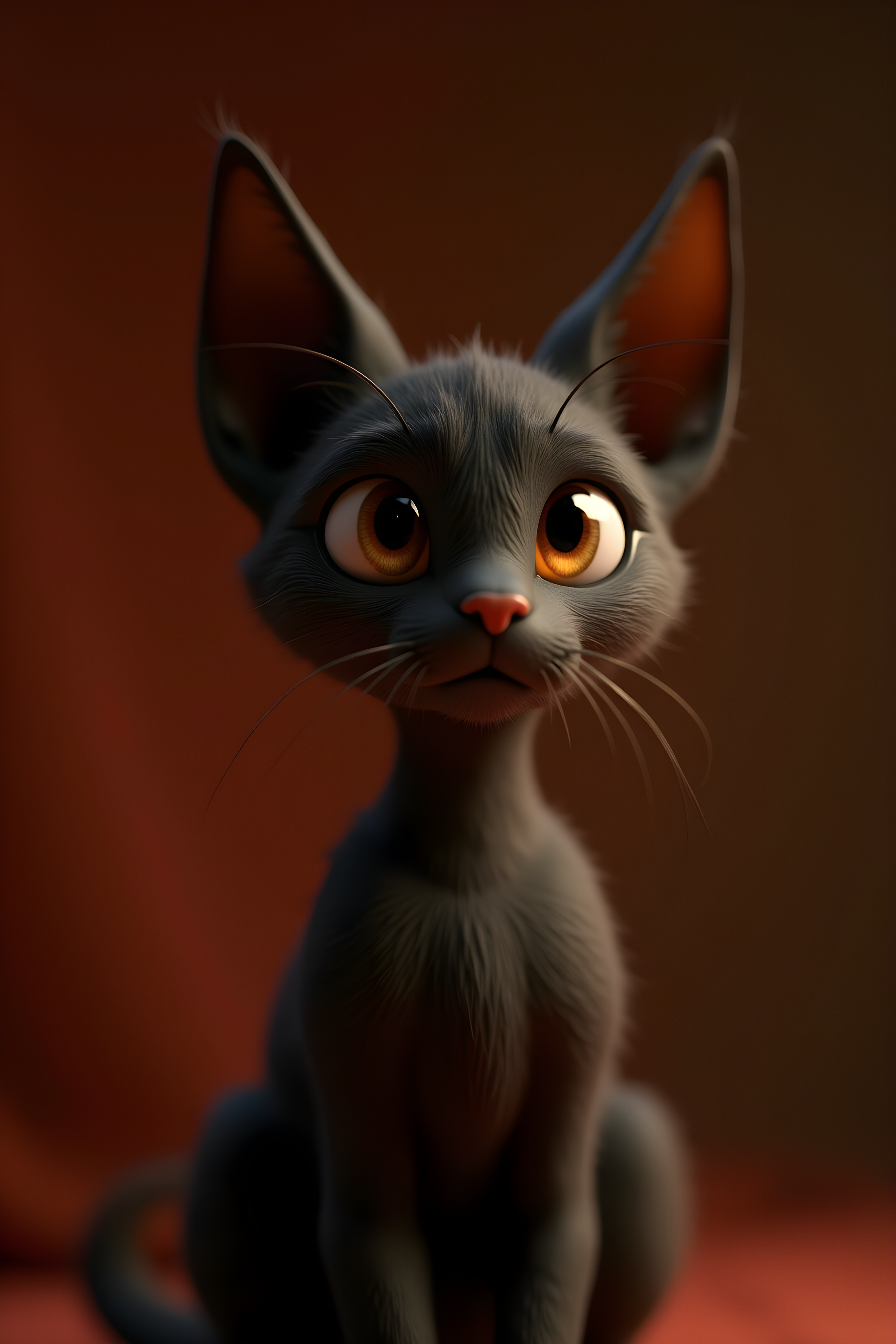 Oriental Shorthair — 3D Render (Luxury)
