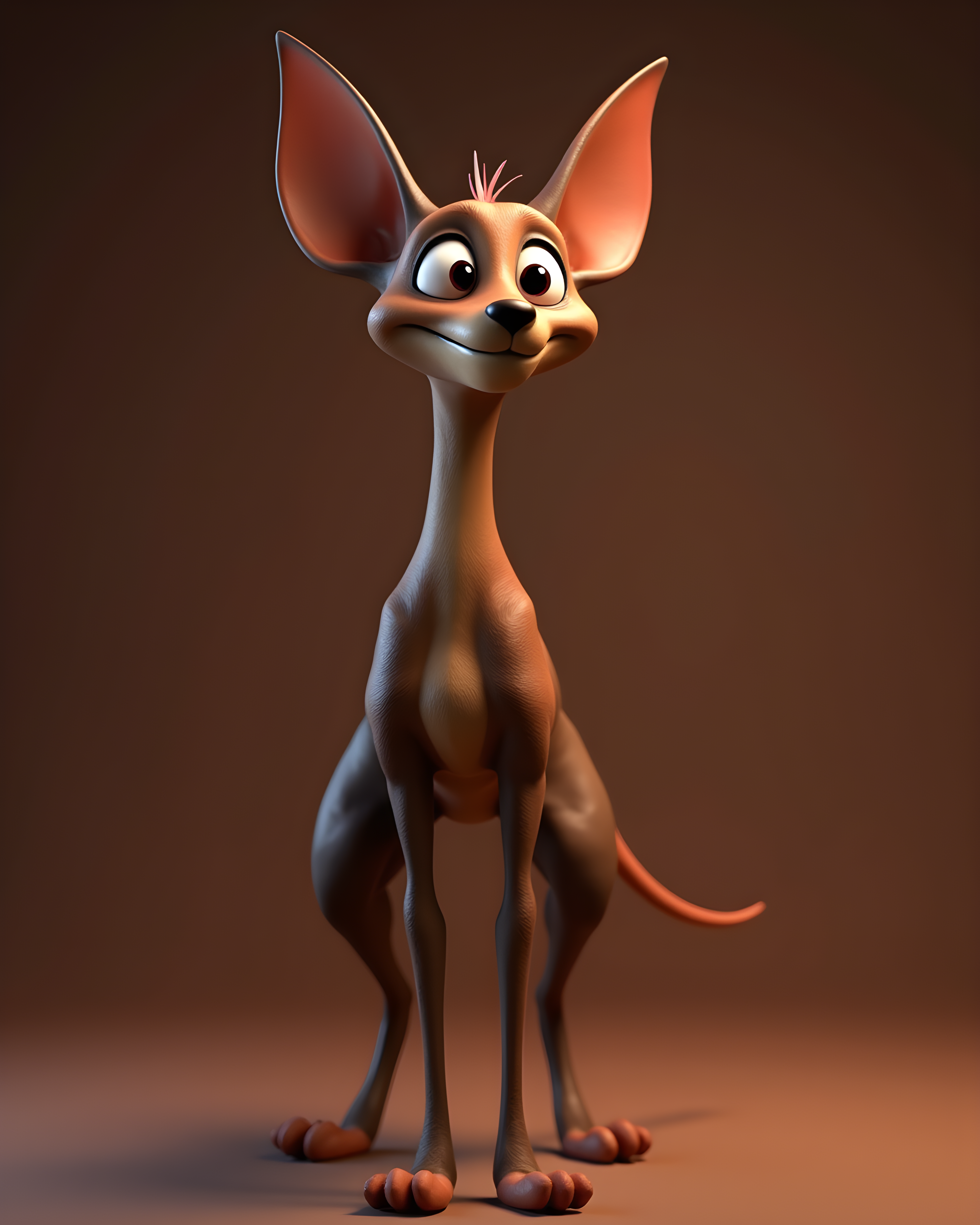 Oriental Shorthair — 3D Render (Motivational) — Wall Art (Printable) — Portrait 4×5