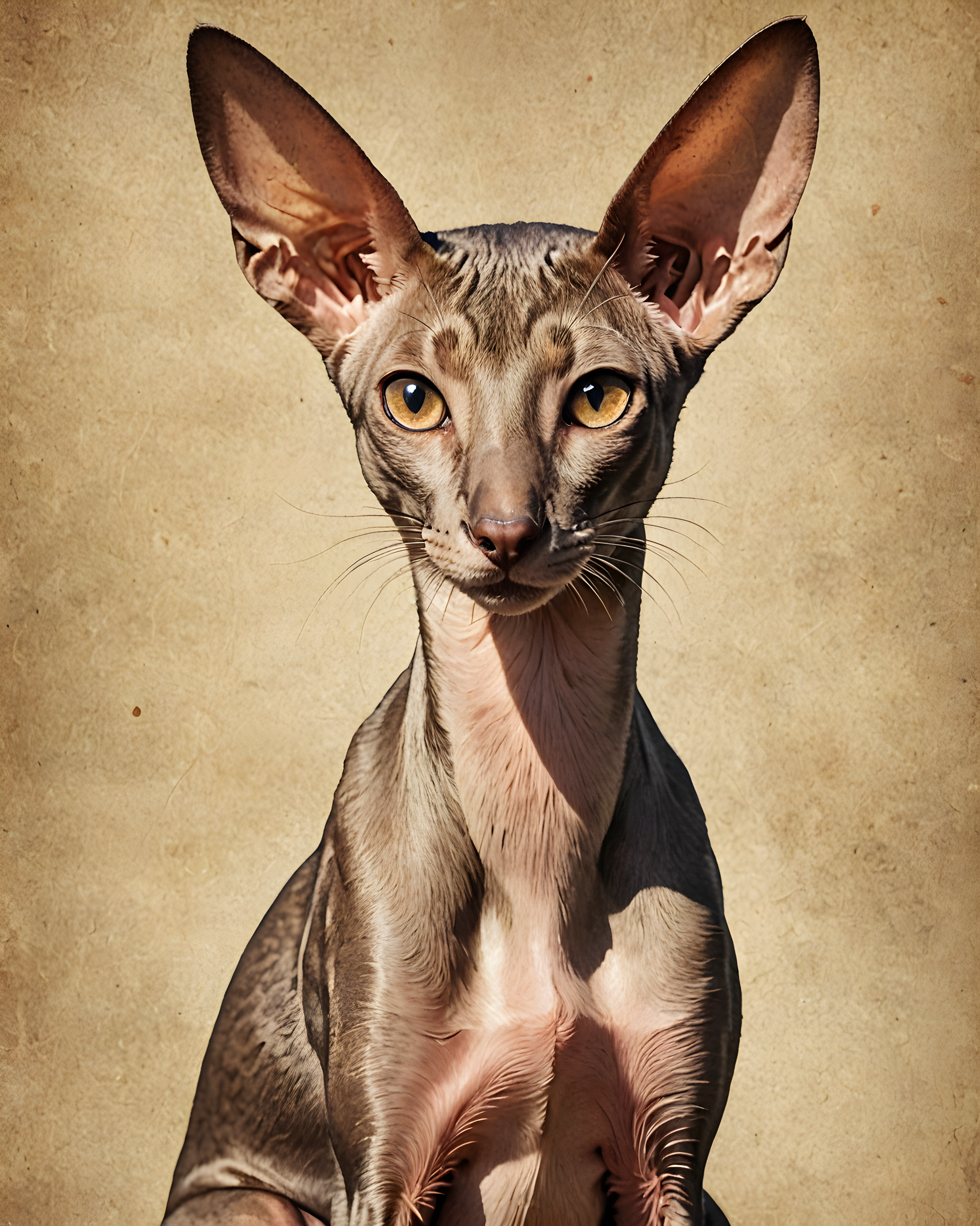 Oriental Shorthair — Vintage Poster (Emotional)