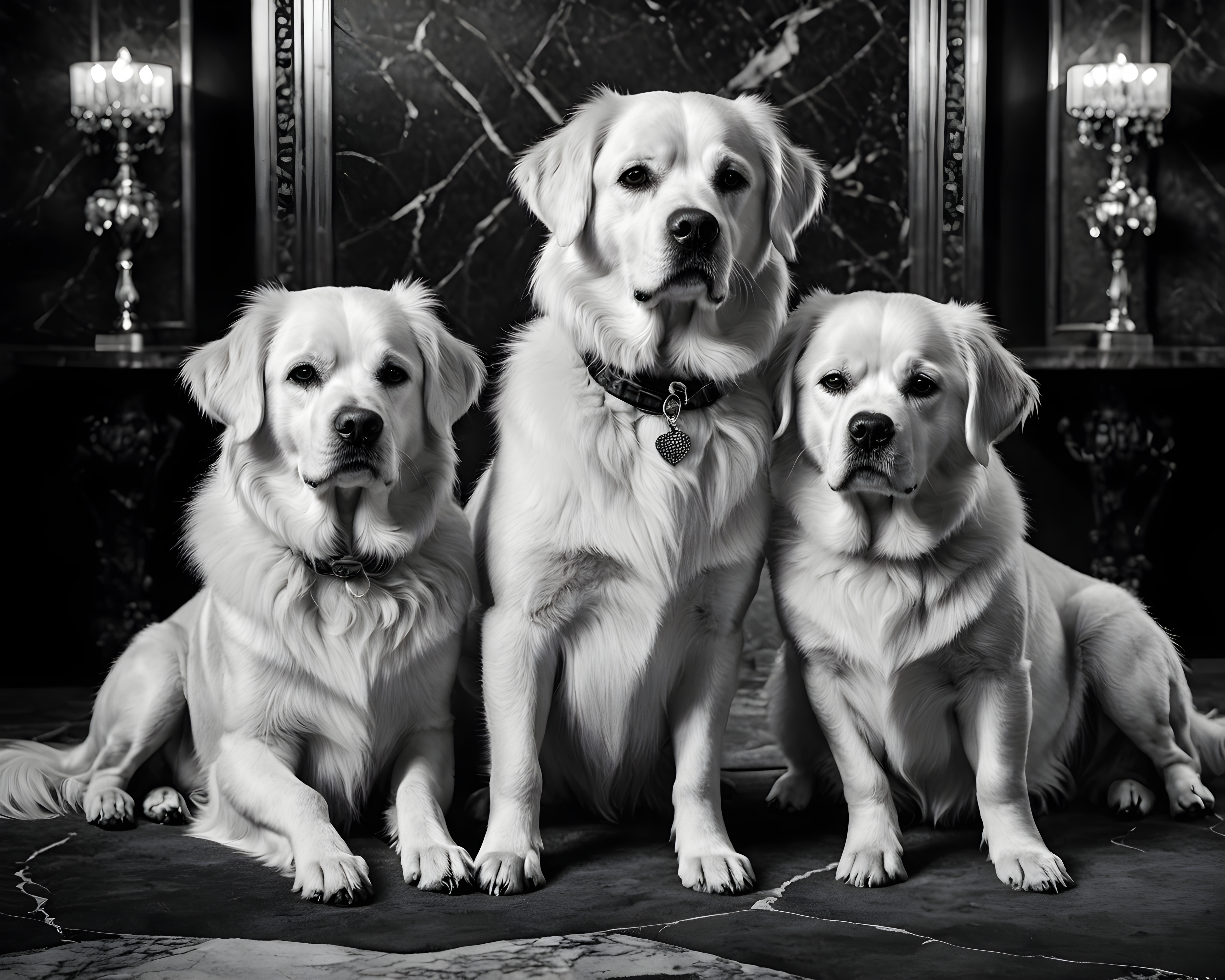 Persian — Black & White (Luxury)