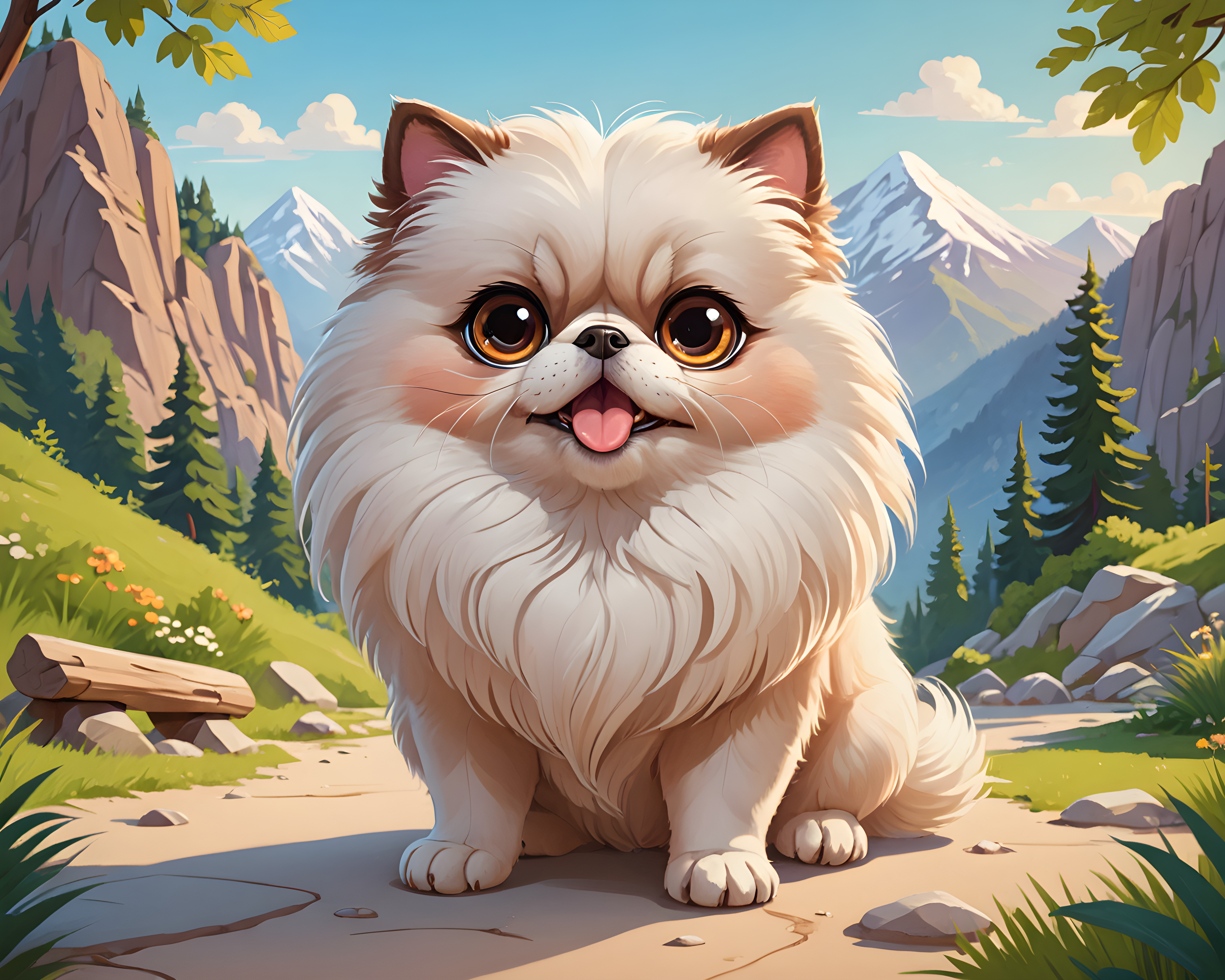 Persian — Cartoon / Kawaii (Energetic)