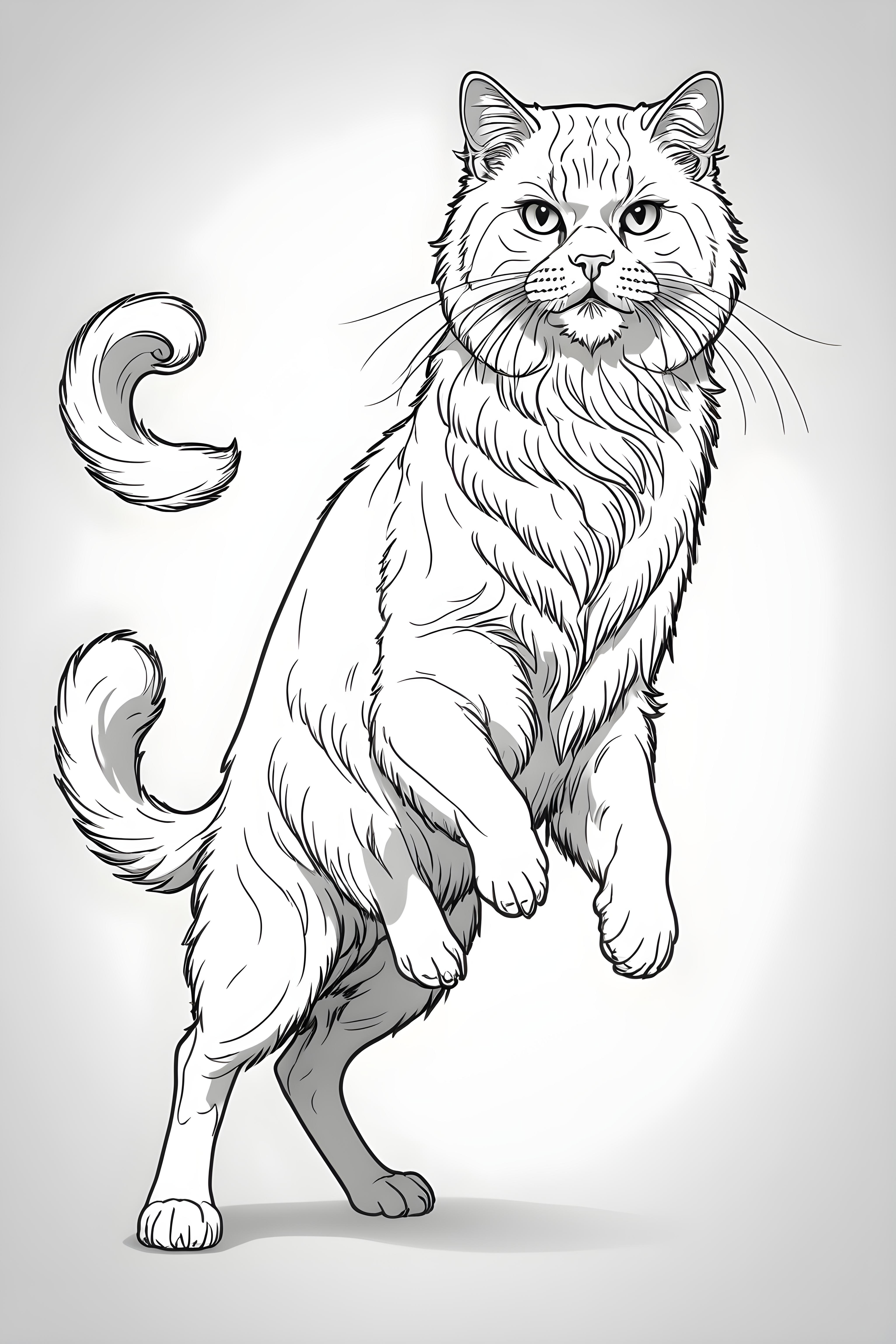 Persian — Line Art (Energetic)