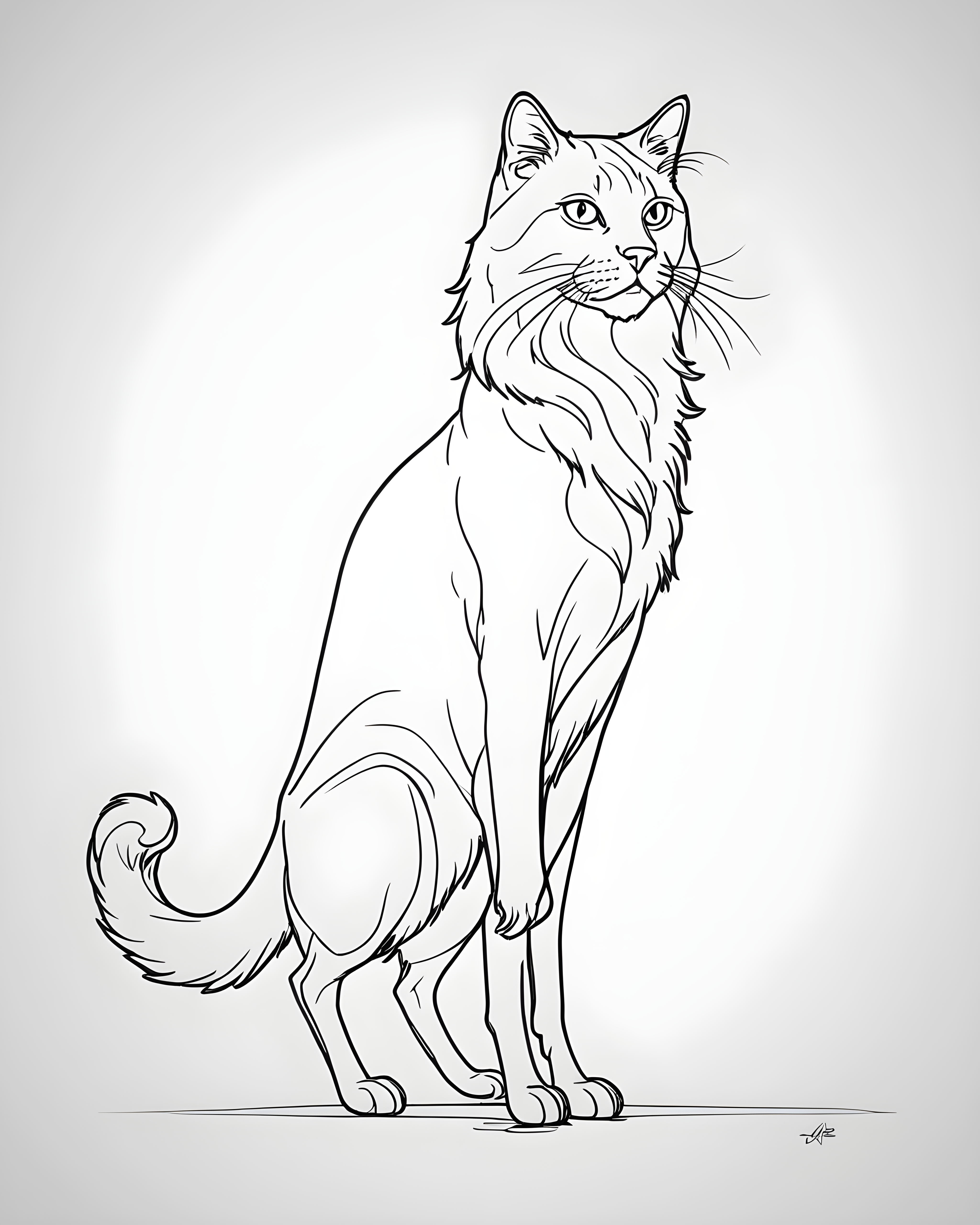 Persian — Minimalist Line Art (Motivational)