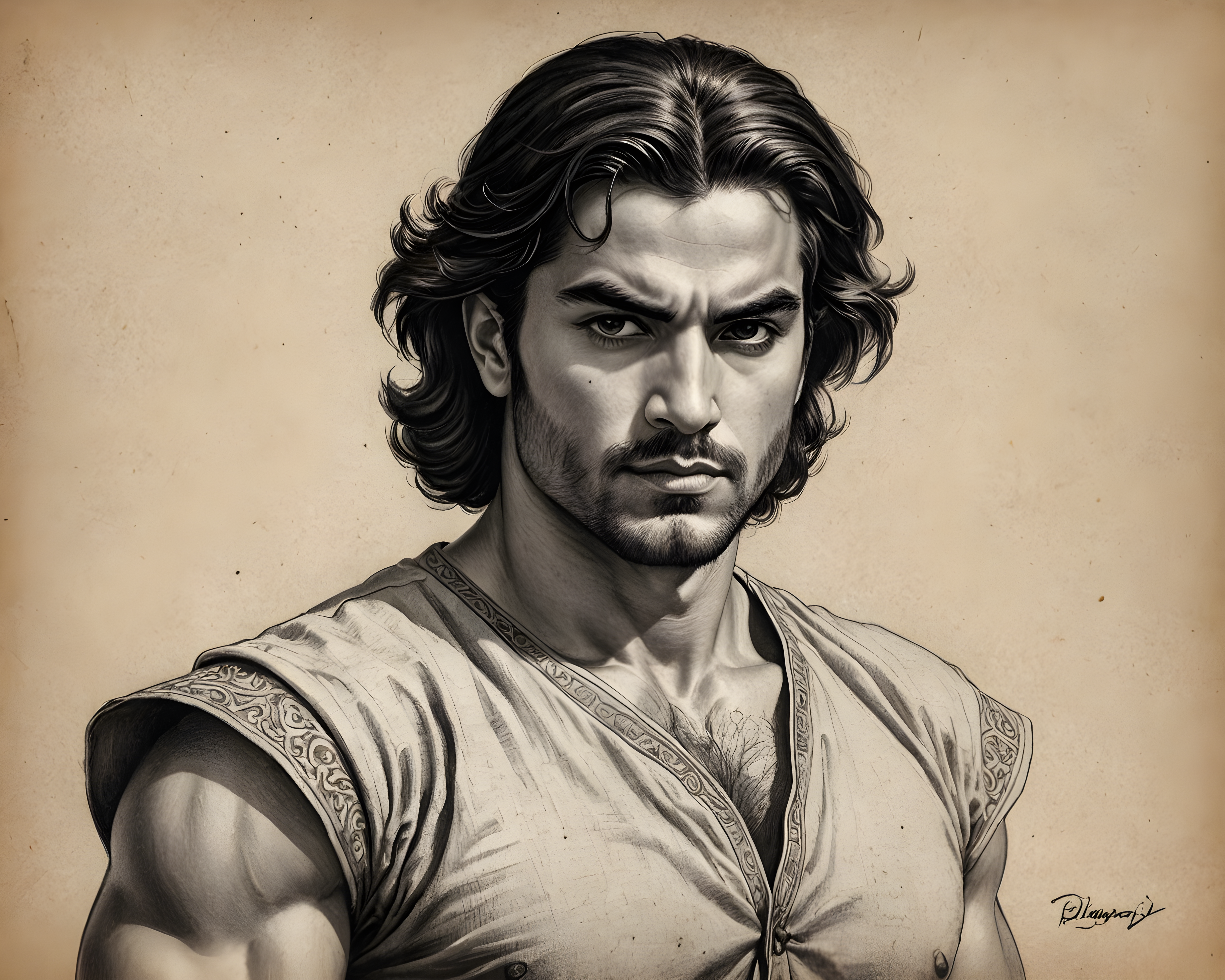 Persian — Pencil Sketch (Motivational)