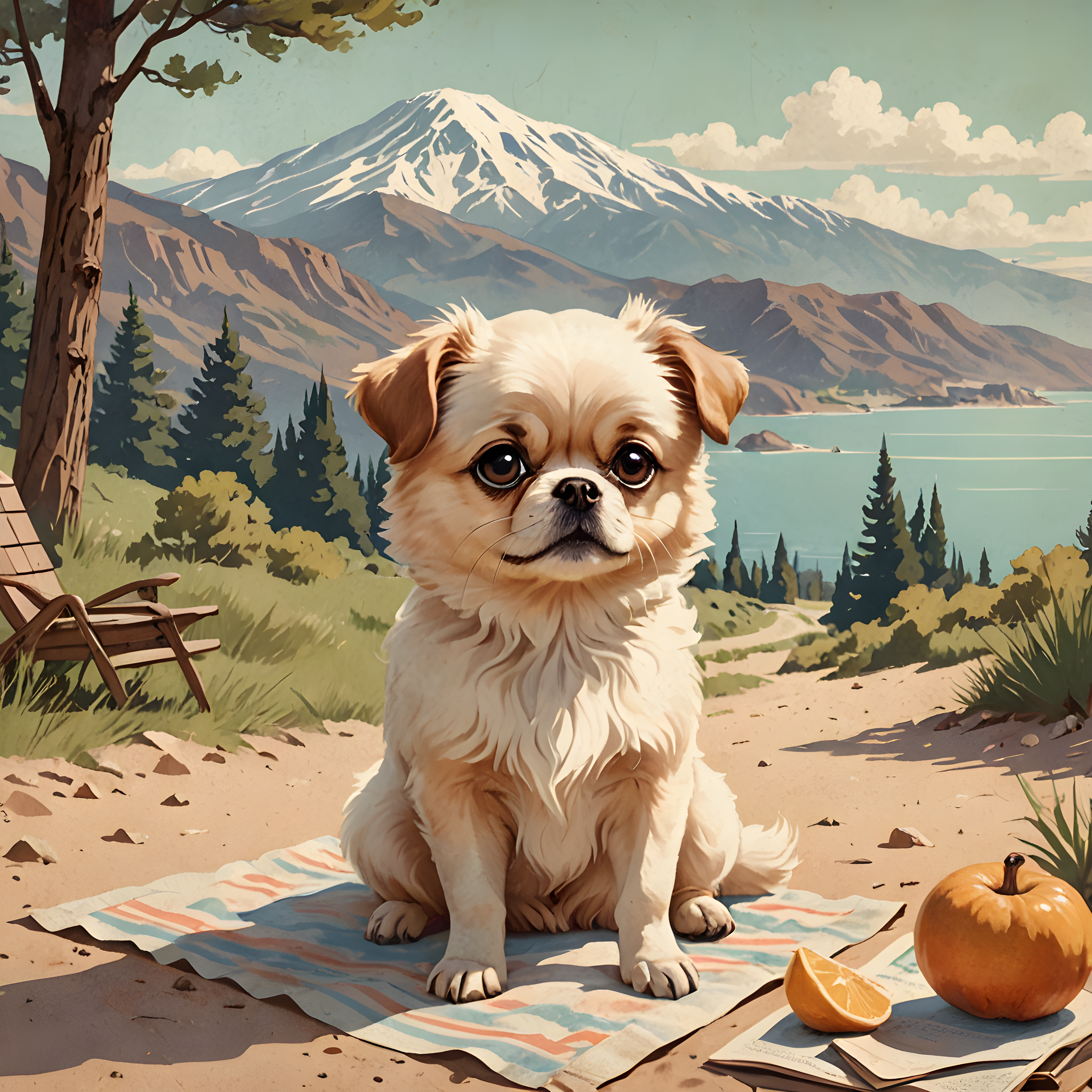 Persian — Vintage Poster (Cute)
