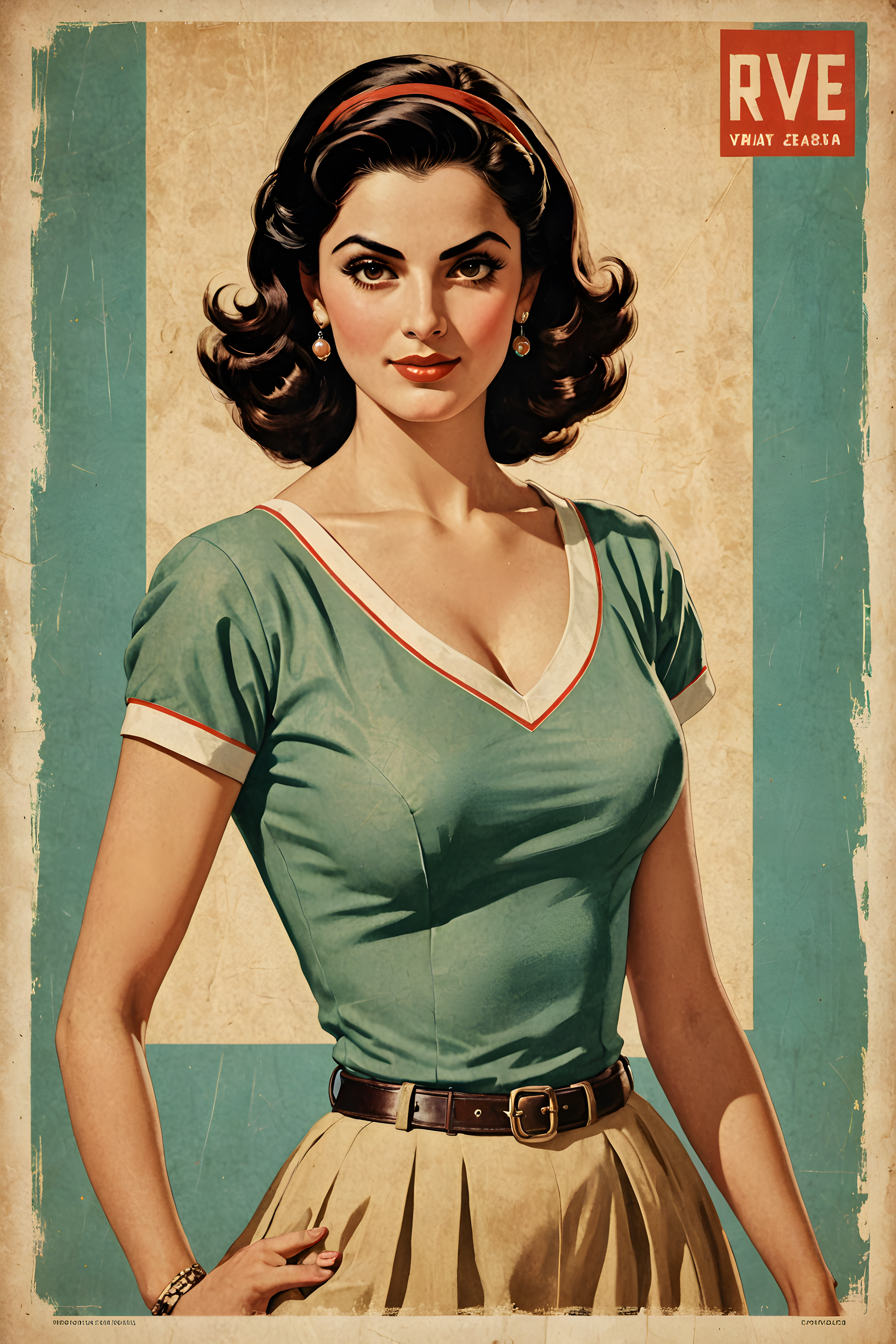 Persian — Vintage Poster (Energetic)