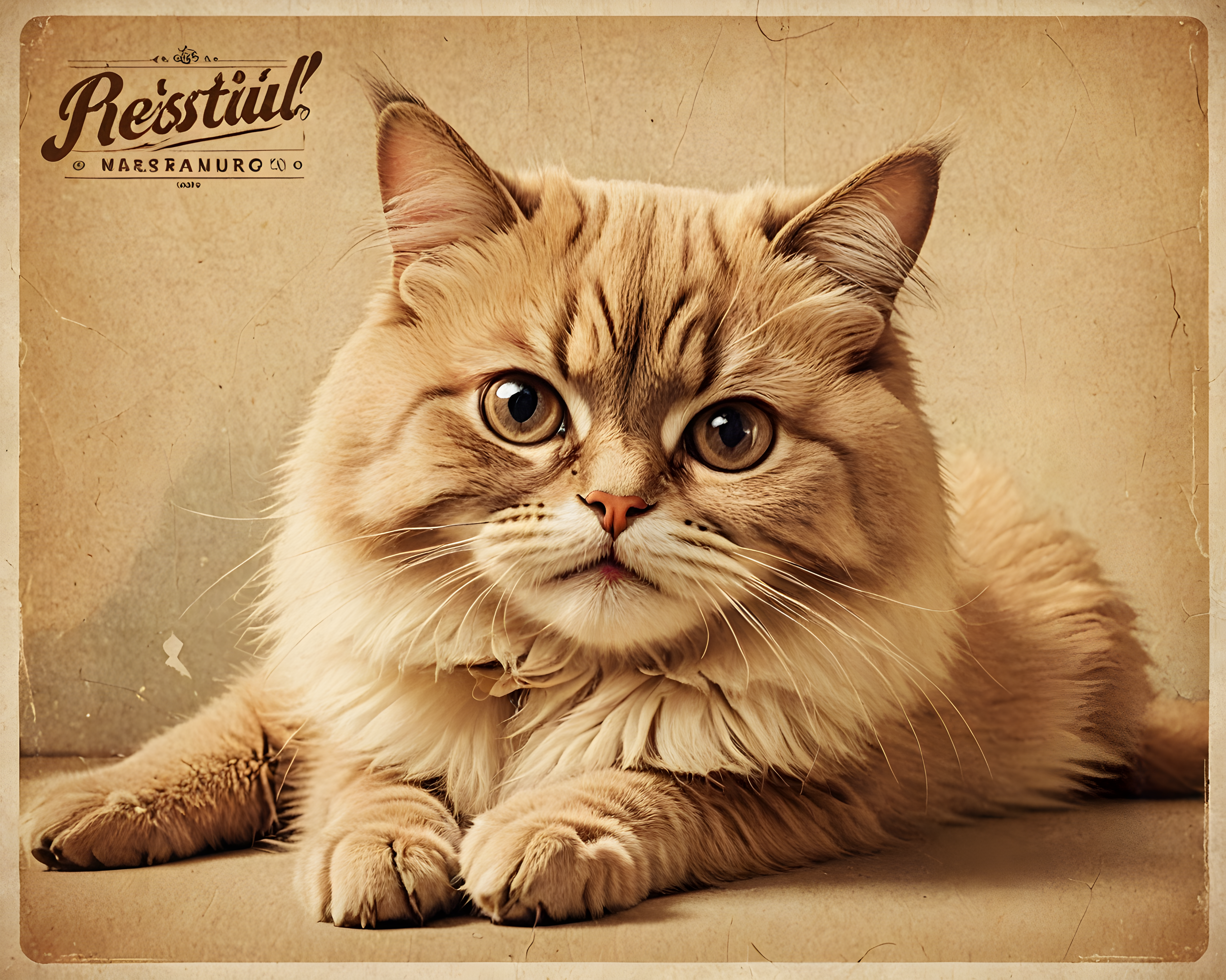 Persian — Vintage Poster (Happy)