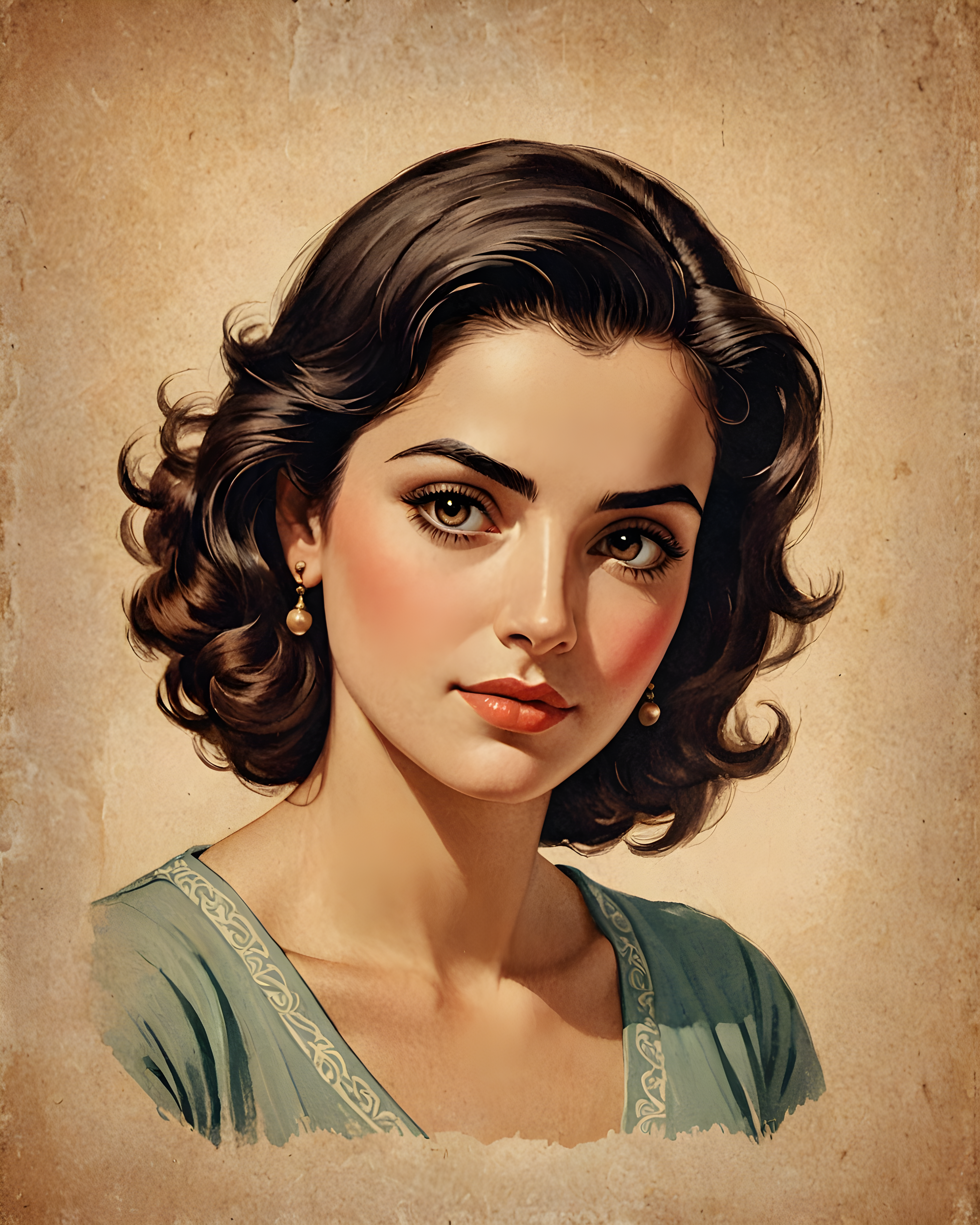 Persian — Vintage Poster (Sleepy)