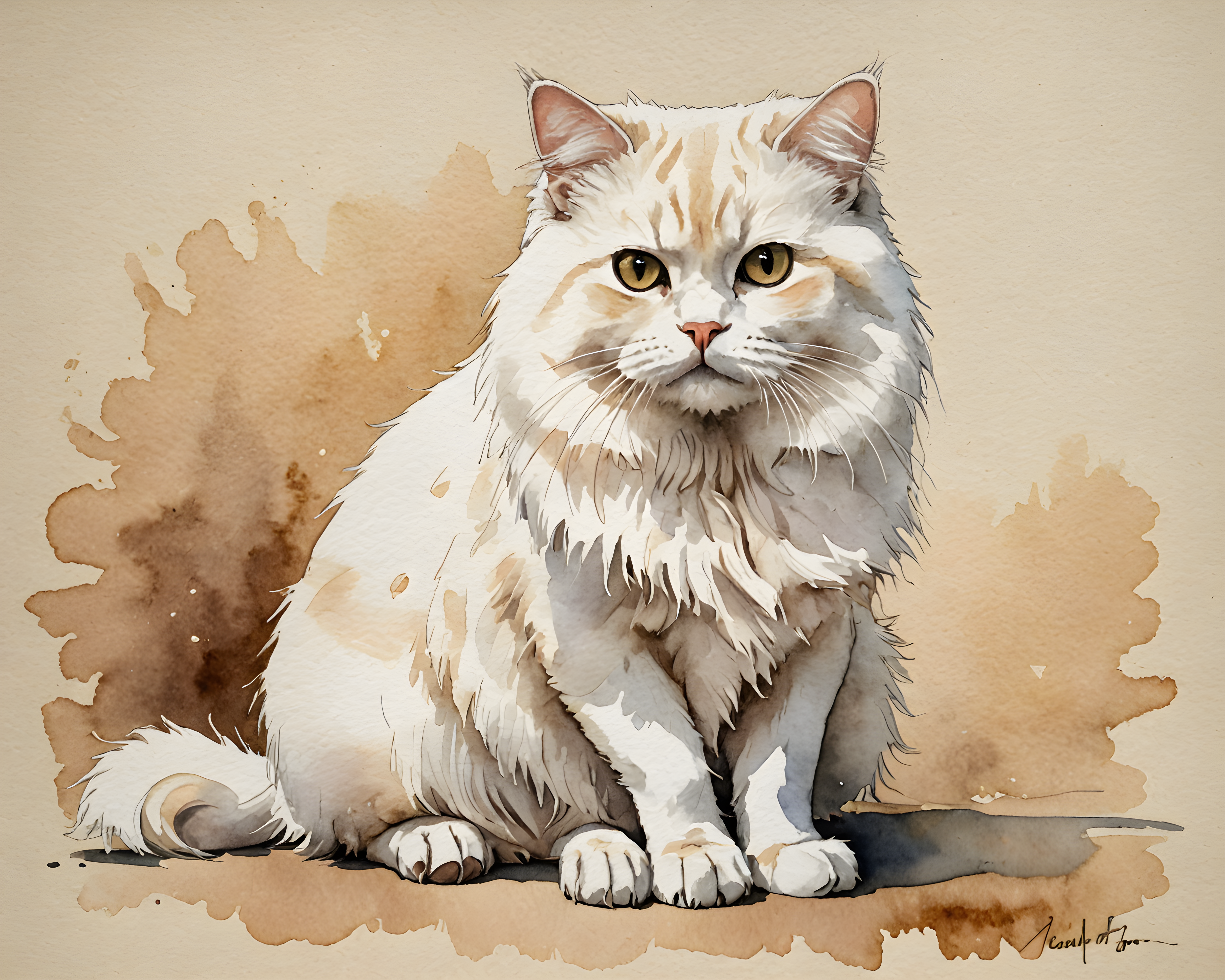 Persian — Watercolor (Savage)