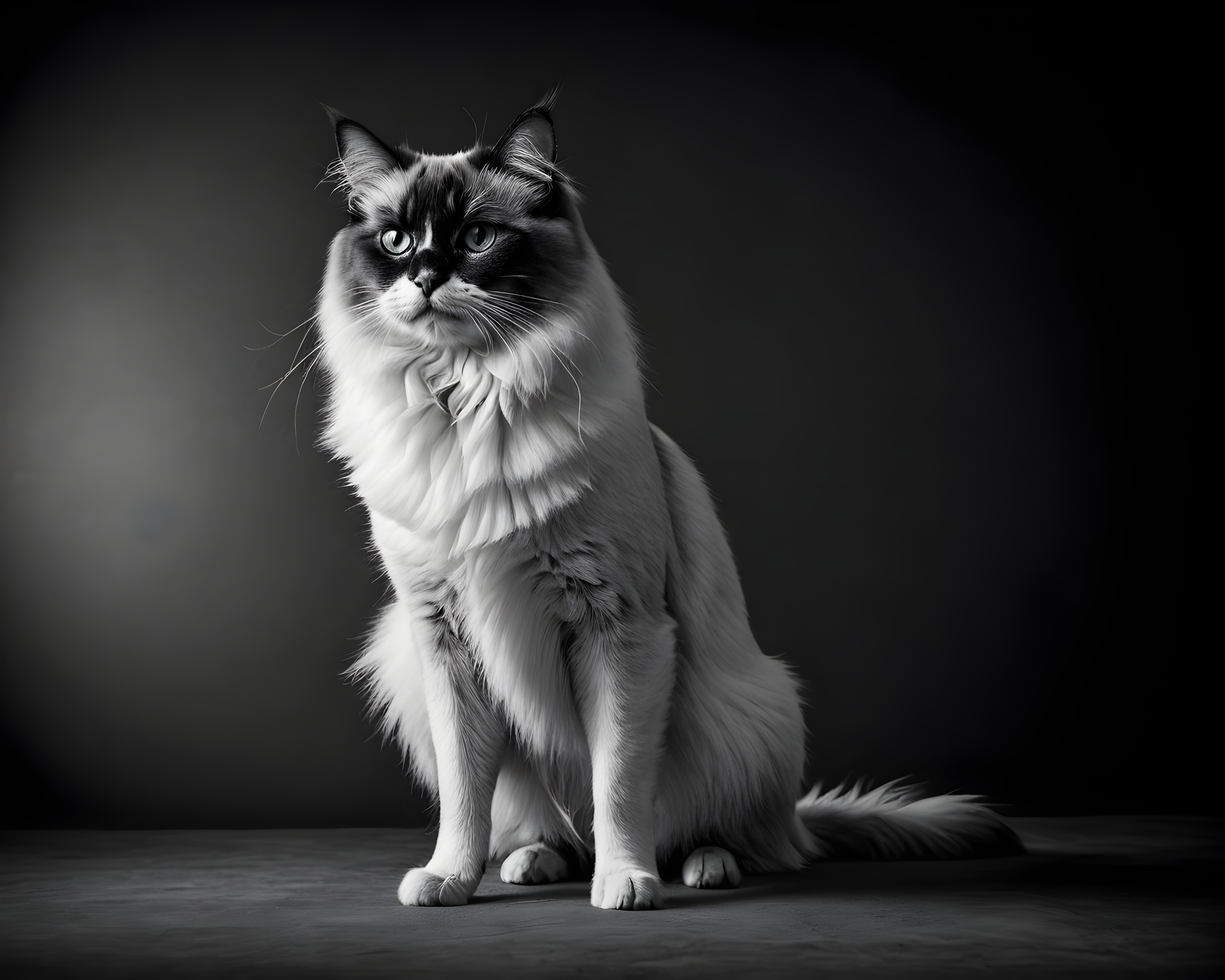 Ragdoll — Black & White (Motivational)