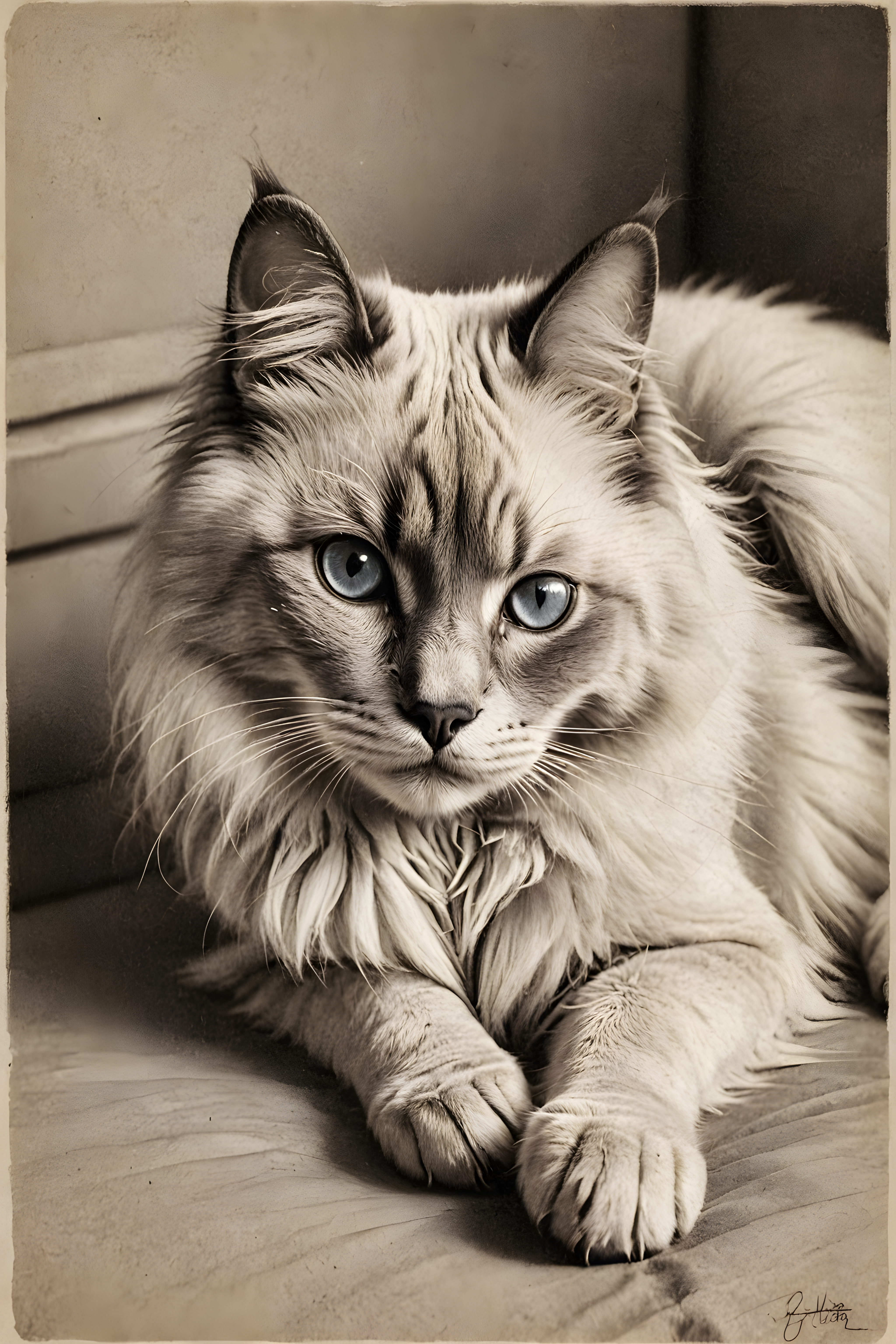Ragdoll — Pencil Sketch (Motivational)