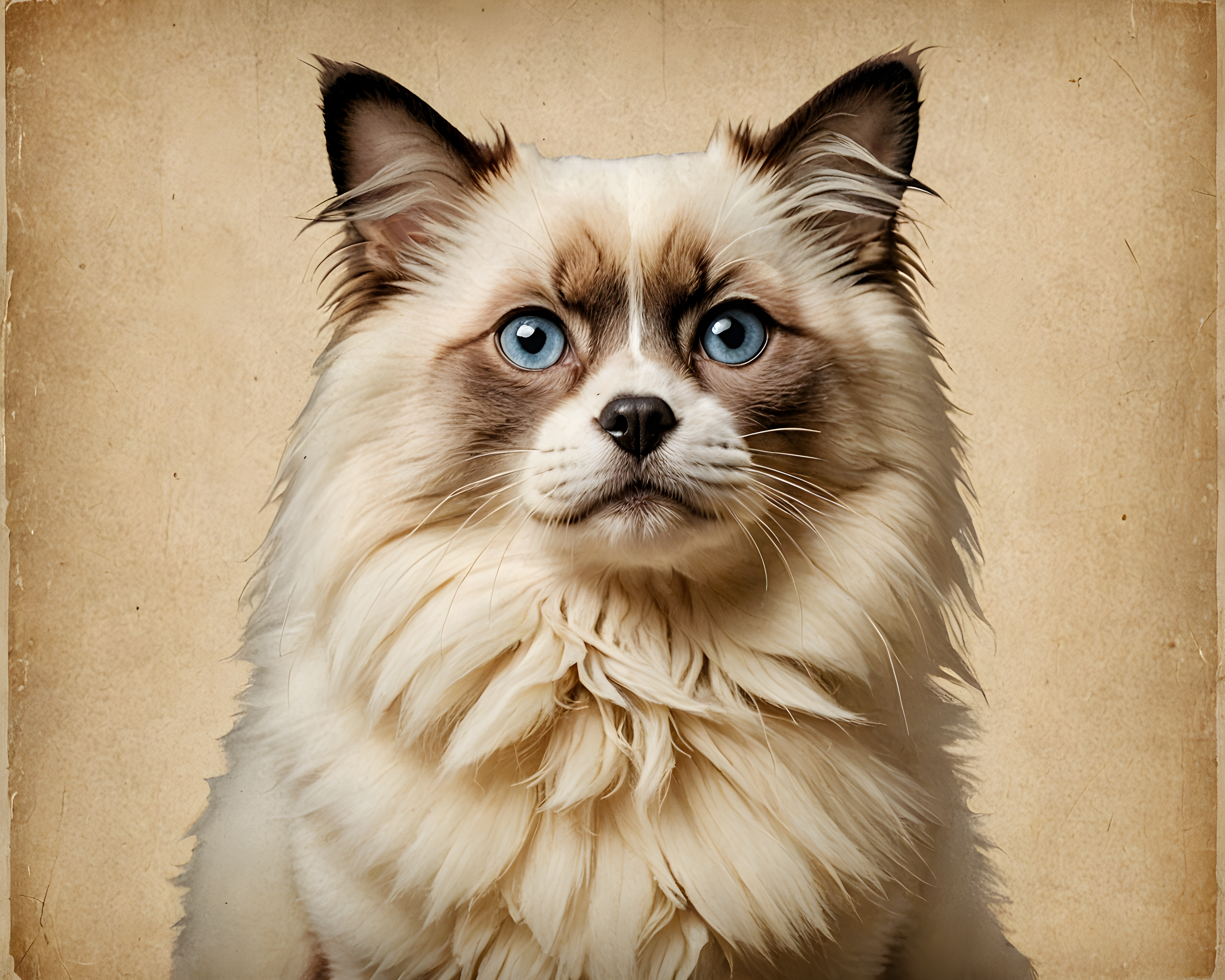 Ragdoll — Vintage Poster (Emotional)