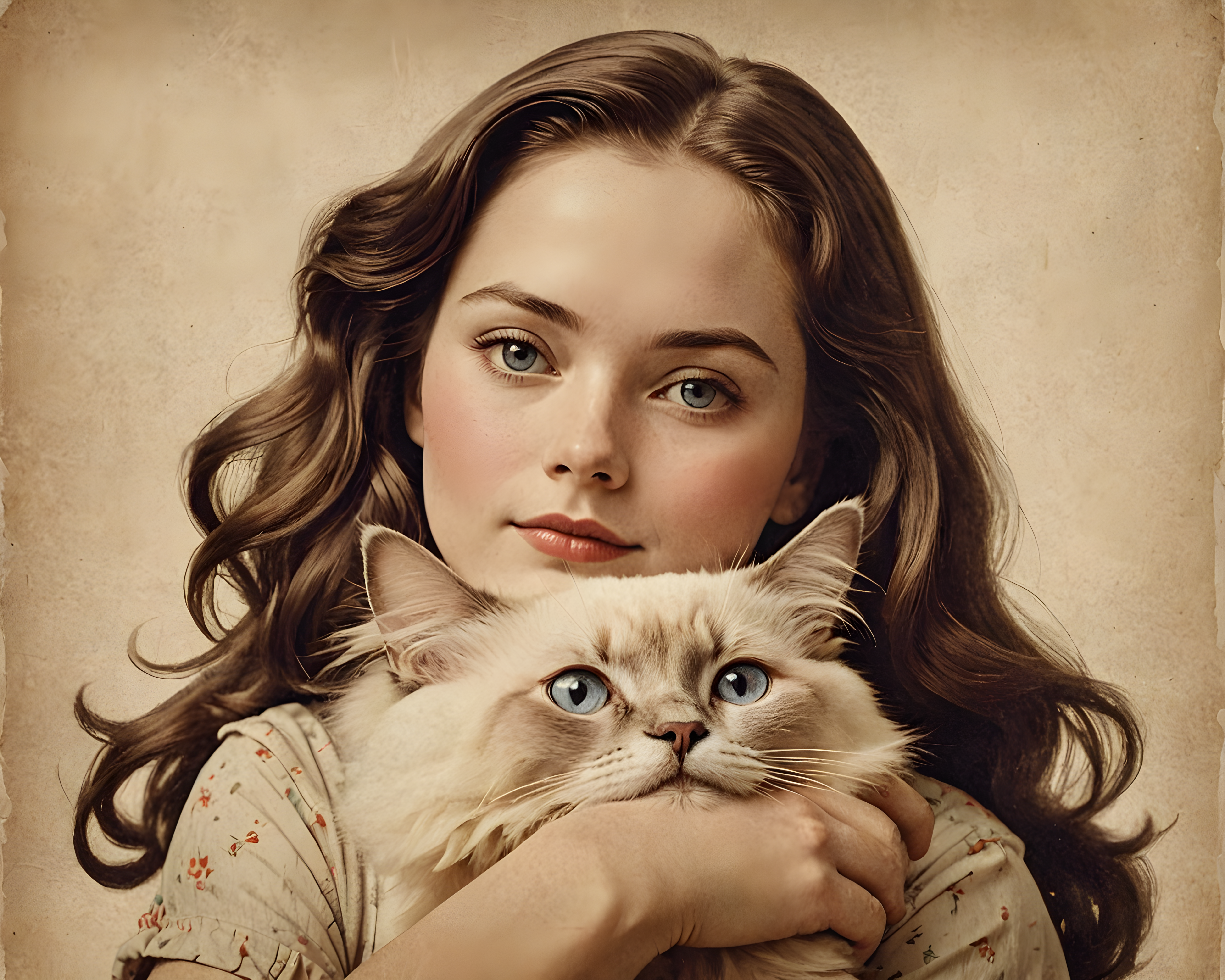 Ragdoll — Vintage Poster (Emotional)