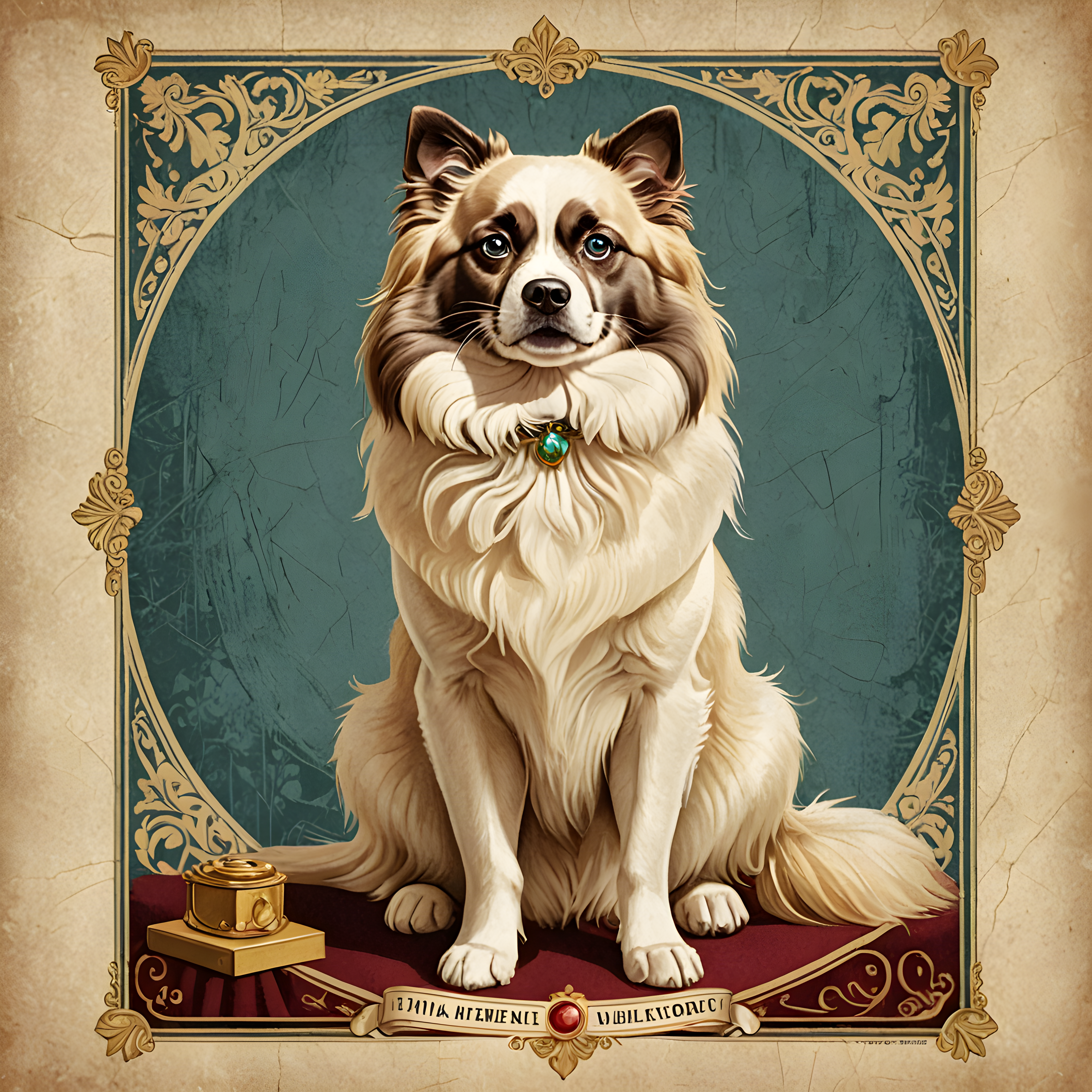 Ragdoll — Vintage Poster (Luxury)