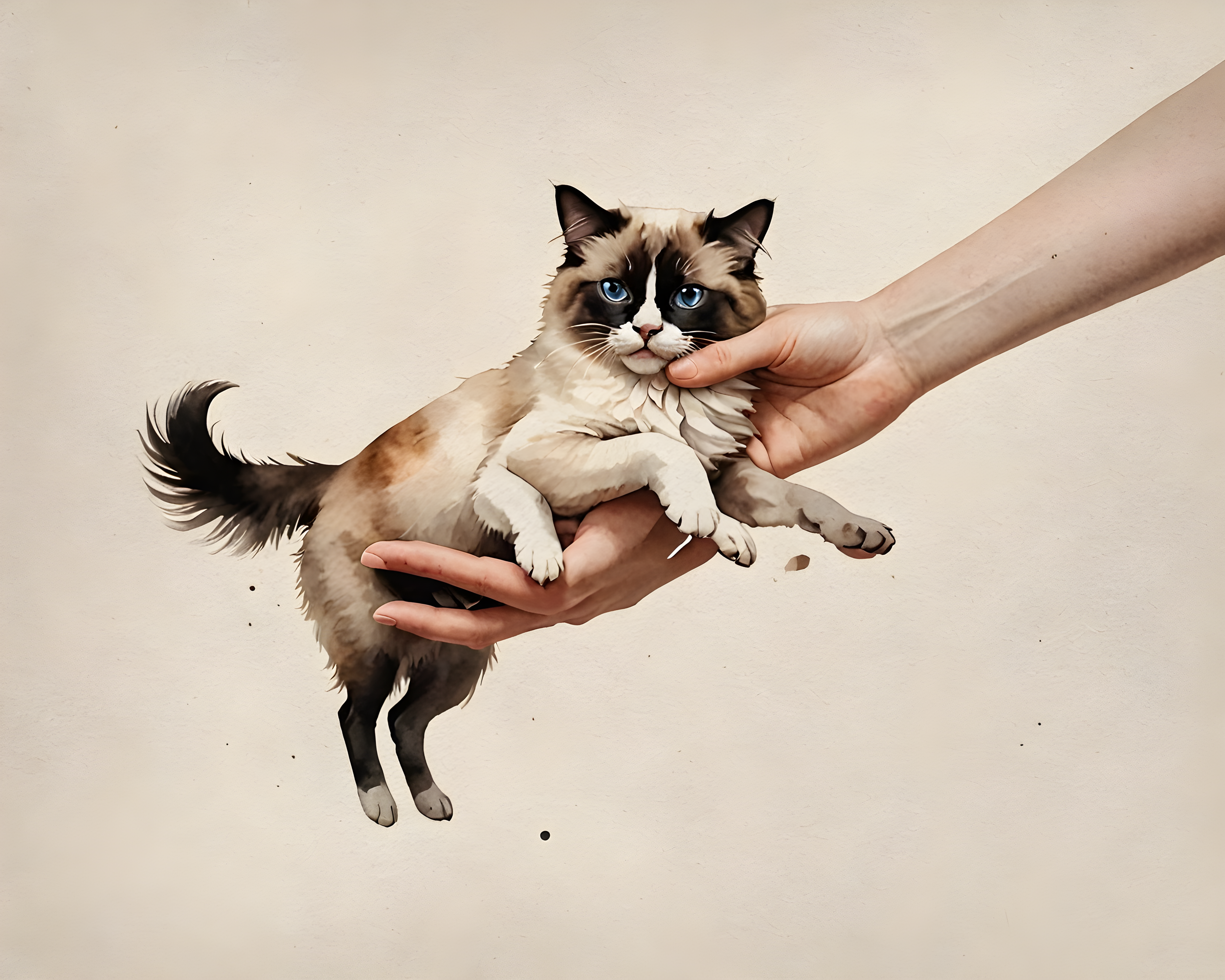 Ragdoll — Watercolor (Aesthetic)