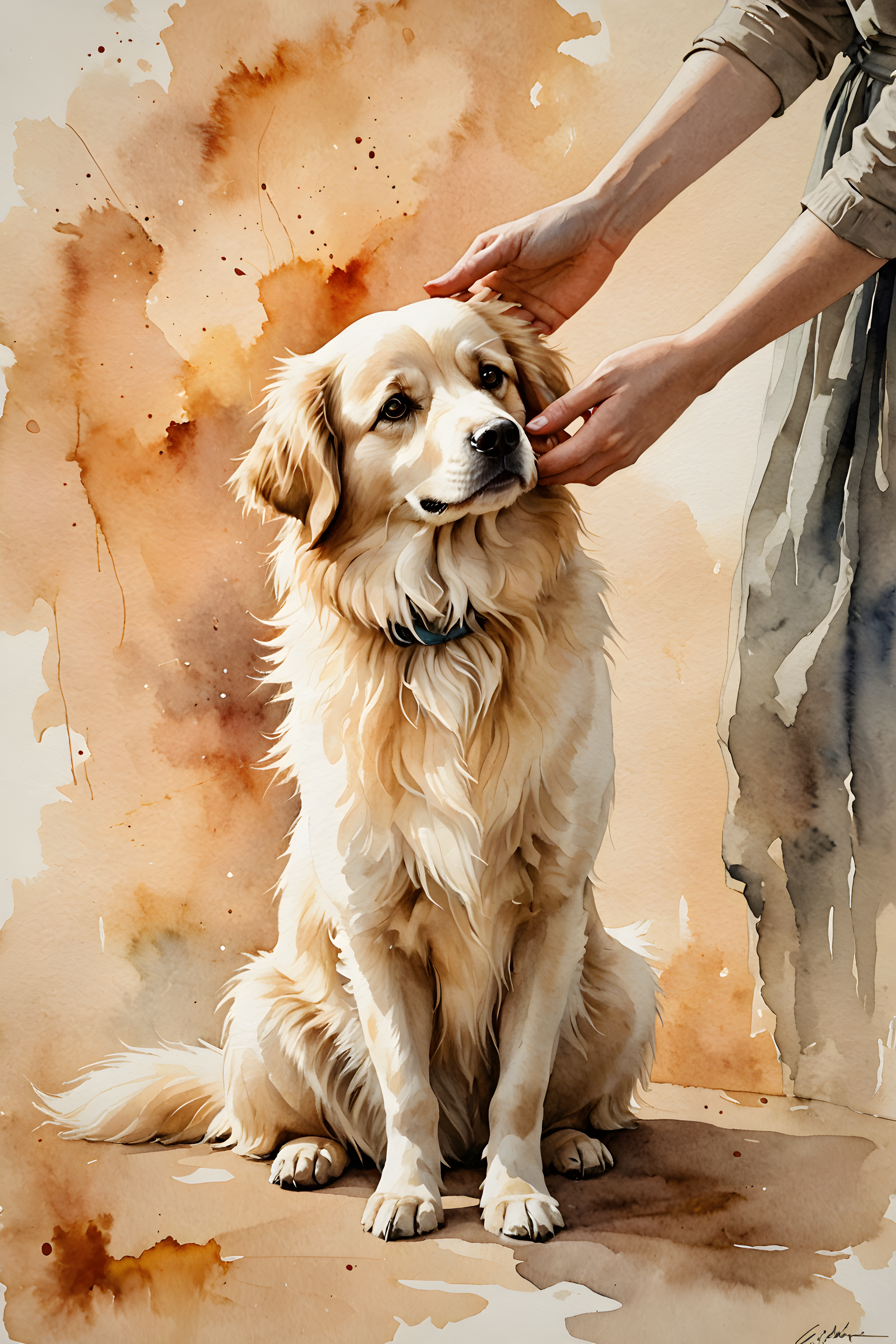 Ragdoll — Watercolor (Romantic)