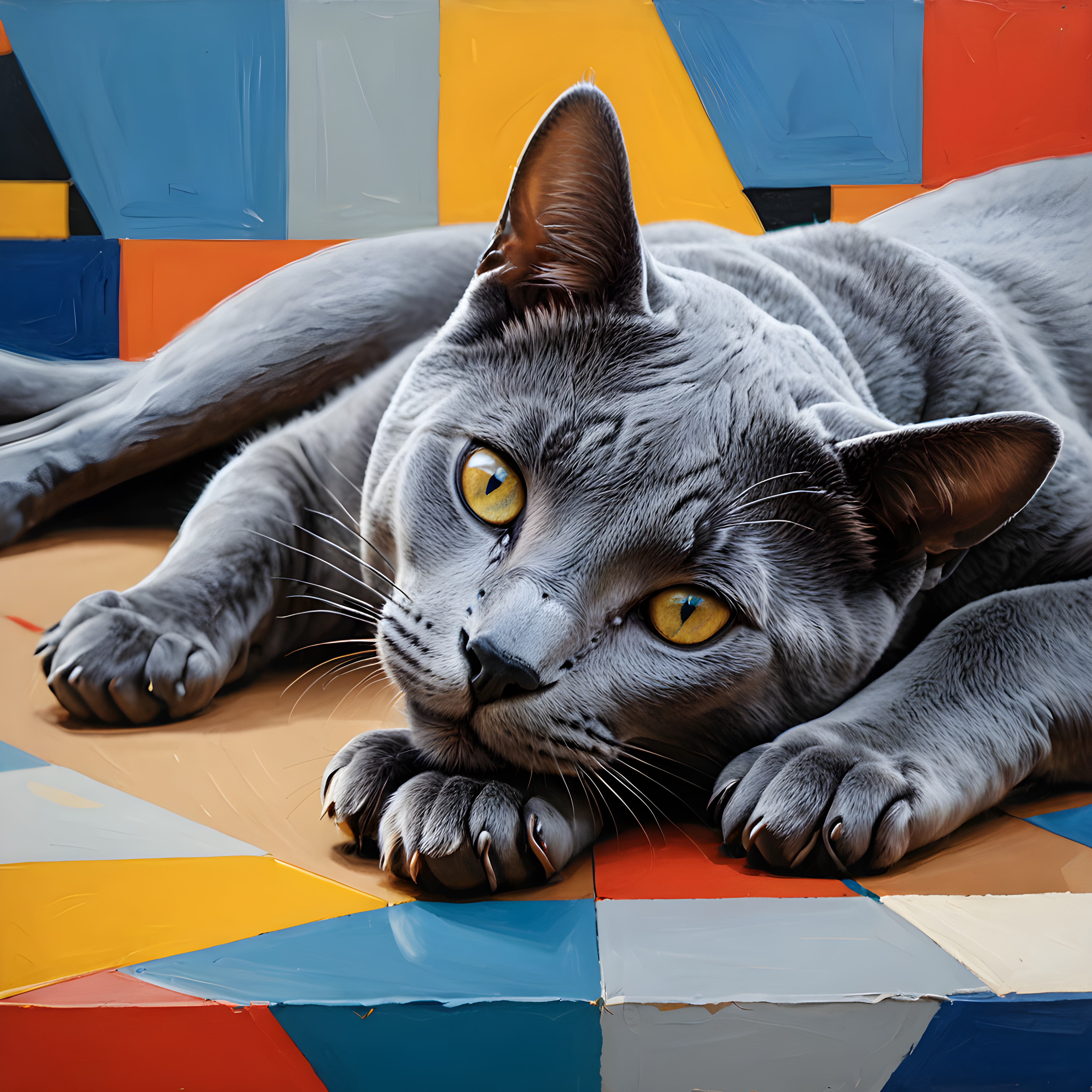 Russian Blue — Abstract (Energetic)