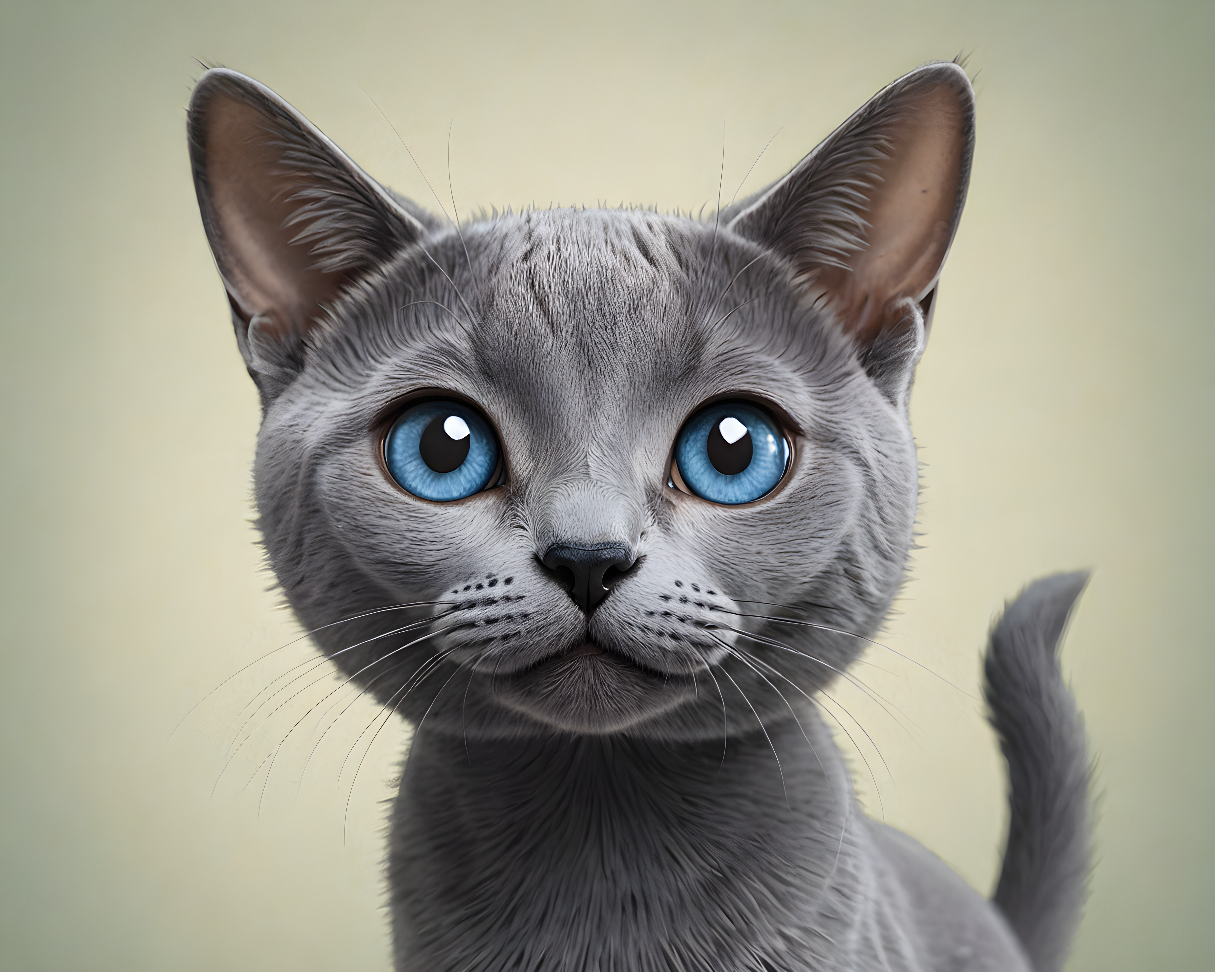 Russian Blue — Cartoon / Kawaii (Emotional)