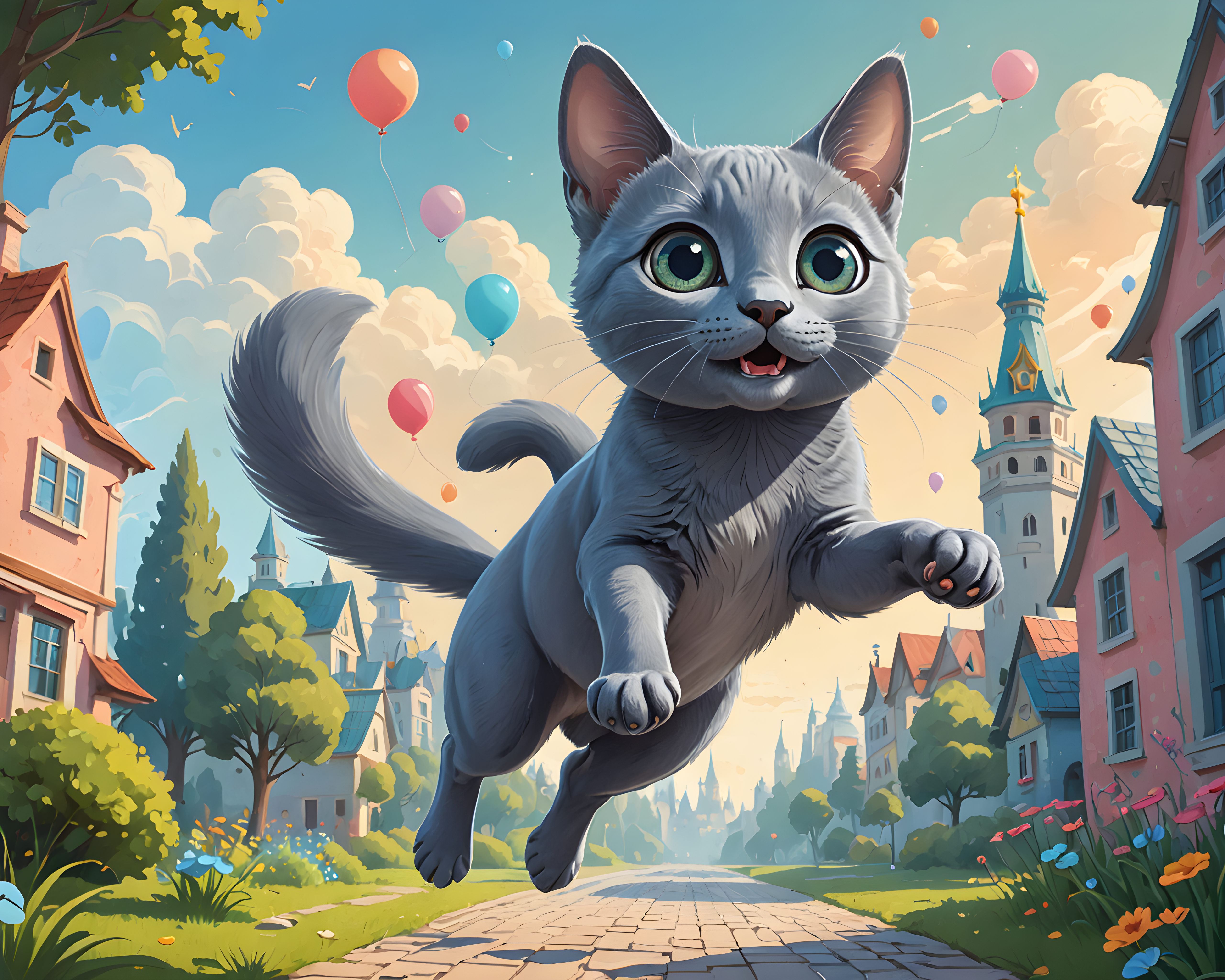 Russian Blue — Cartoon / Kawaii (Fantasy)