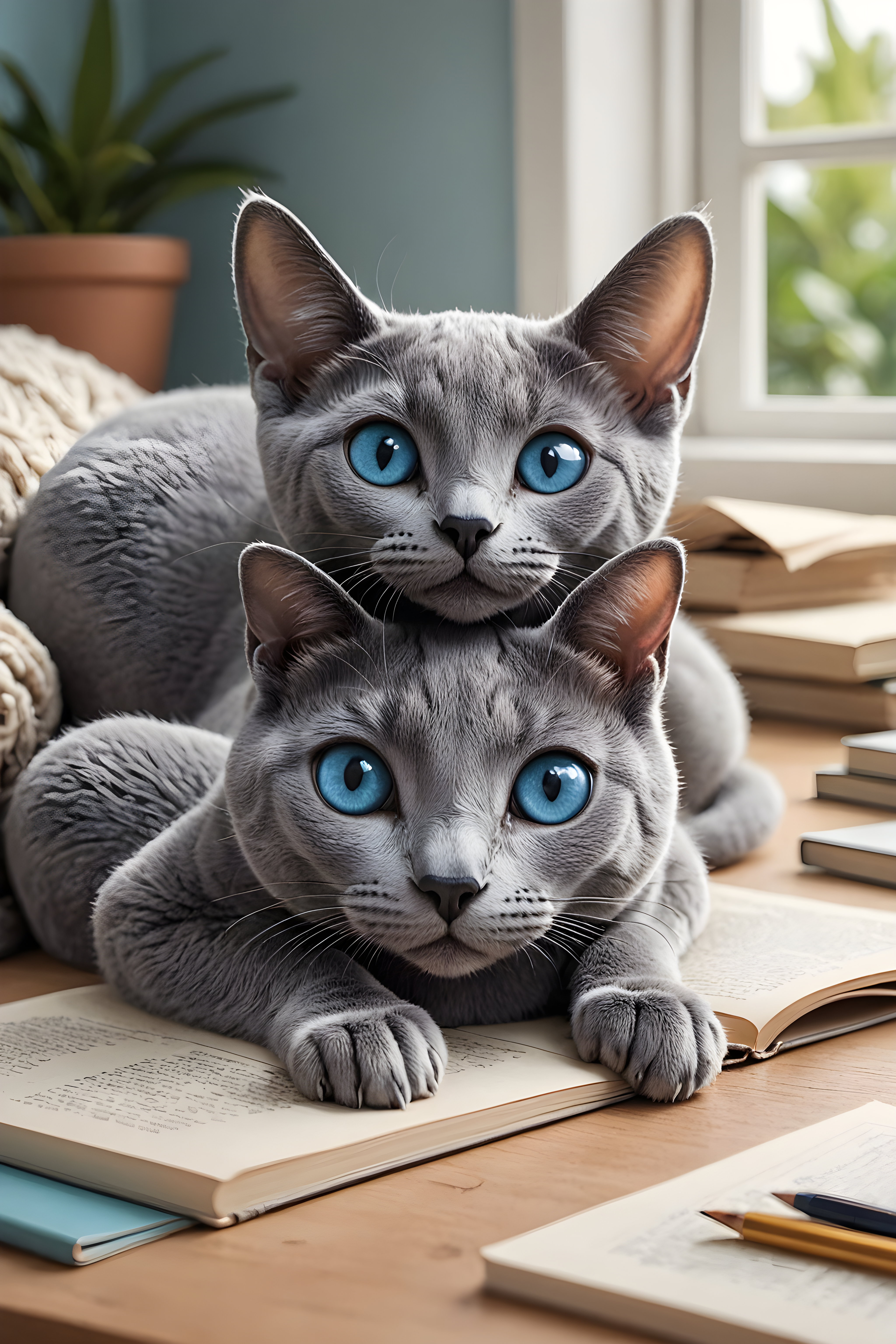 Russian Blue — Cartoon / Kawaii (Fantasy)