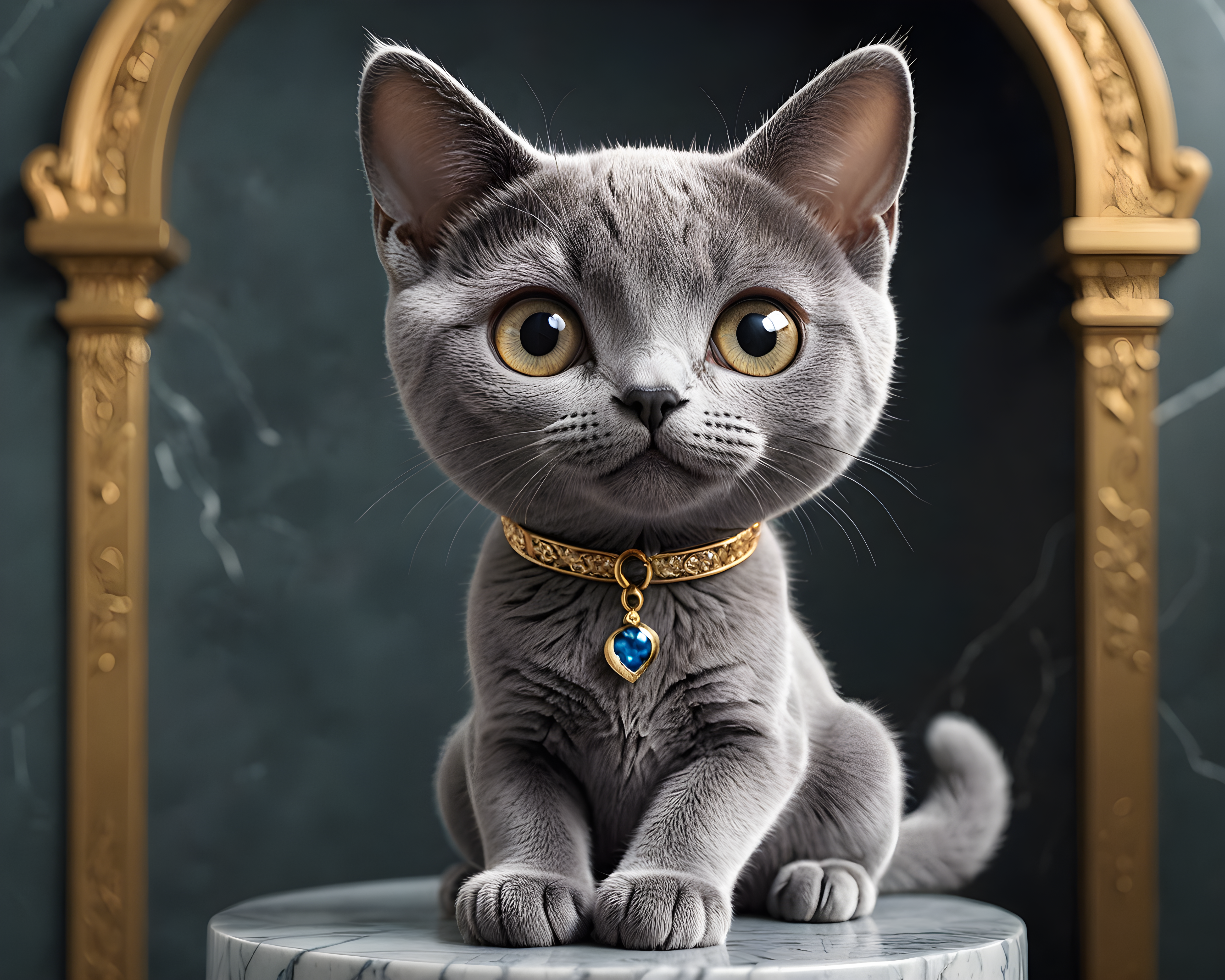 Russian Blue — Cartoon / Kawaii (Luxury)