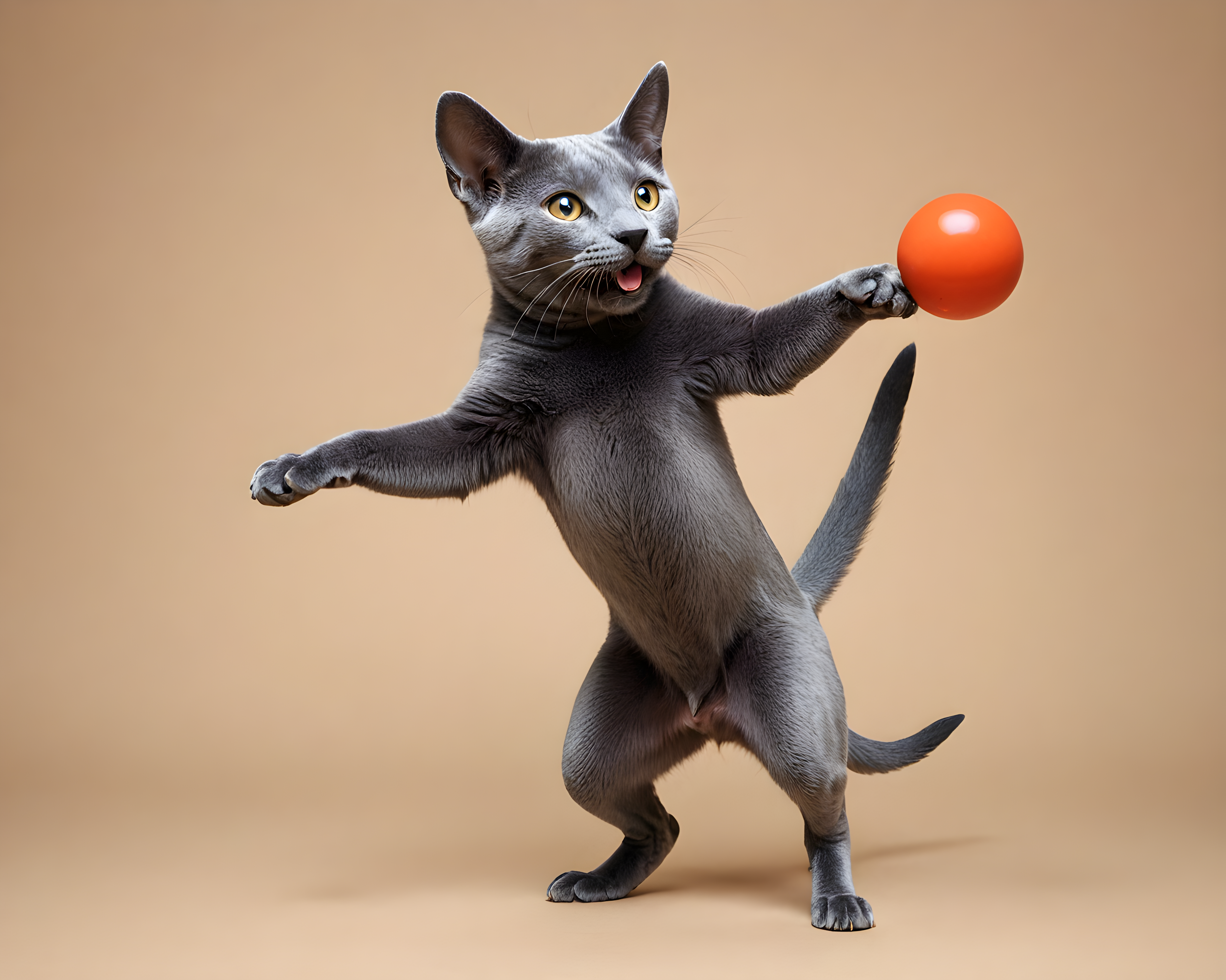 Russian Blue — Funny (Playful)