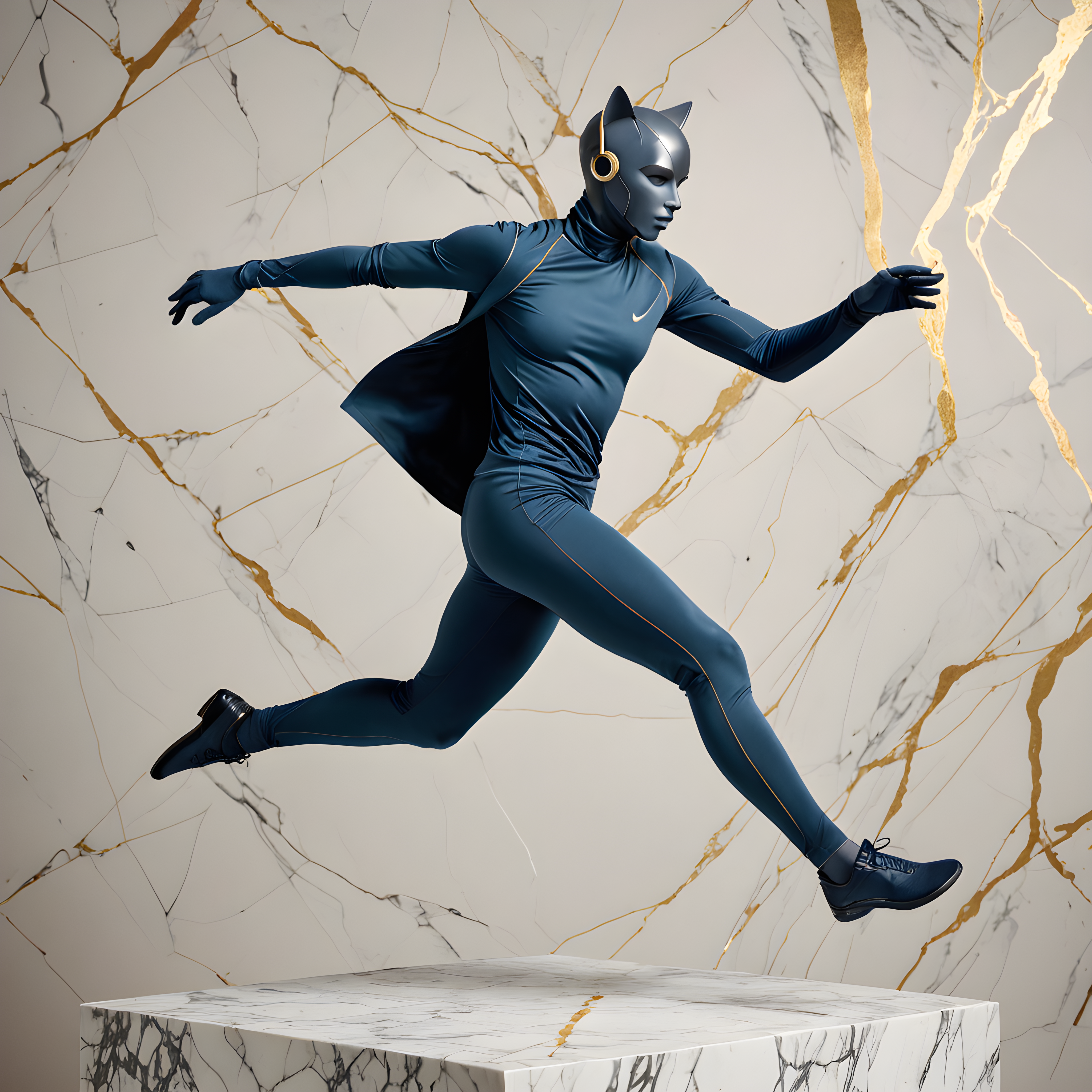 Russian Blue — Minimalist Line Art (Luxury)
