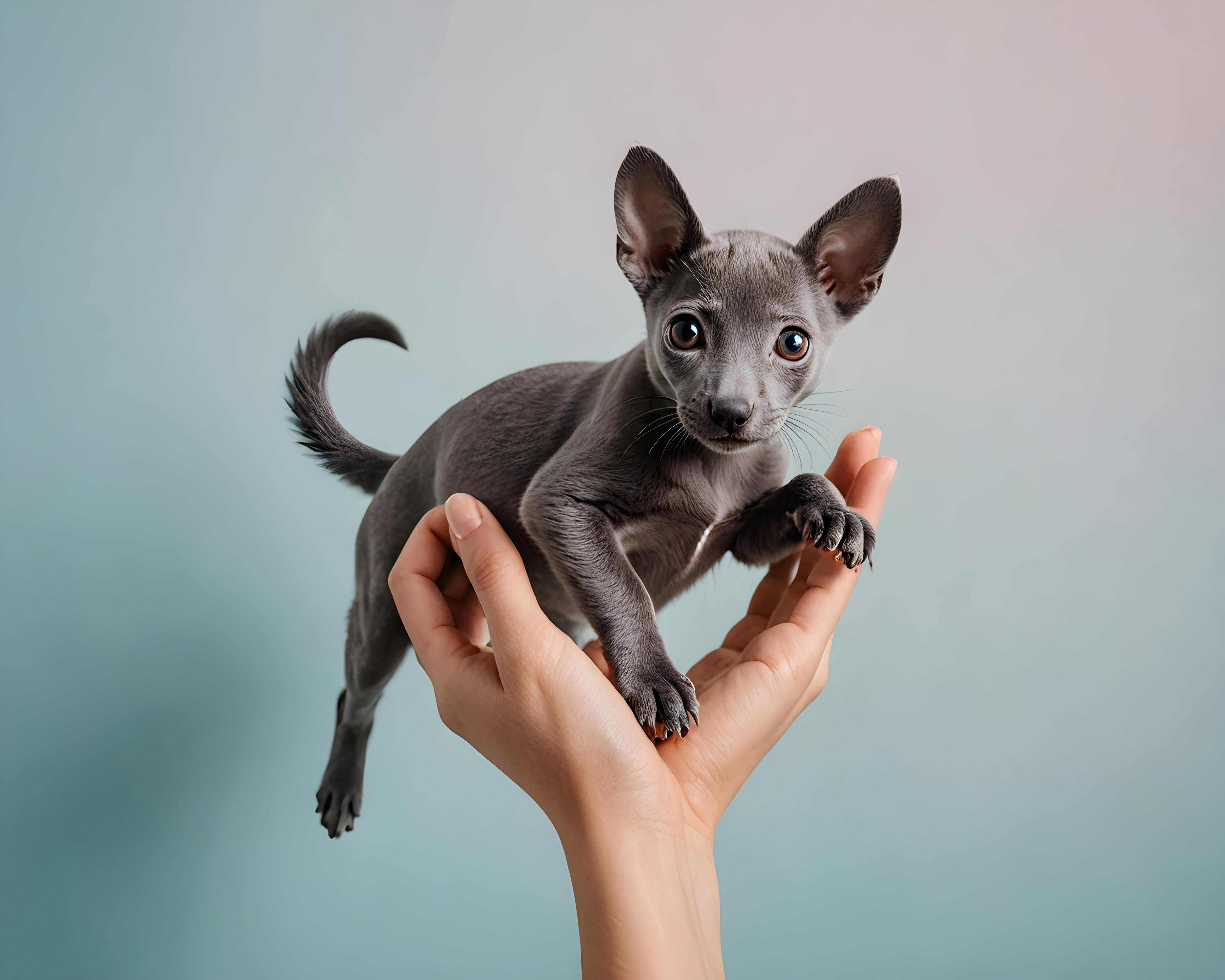 Russian Blue — Modern Aesthetic (Cute)