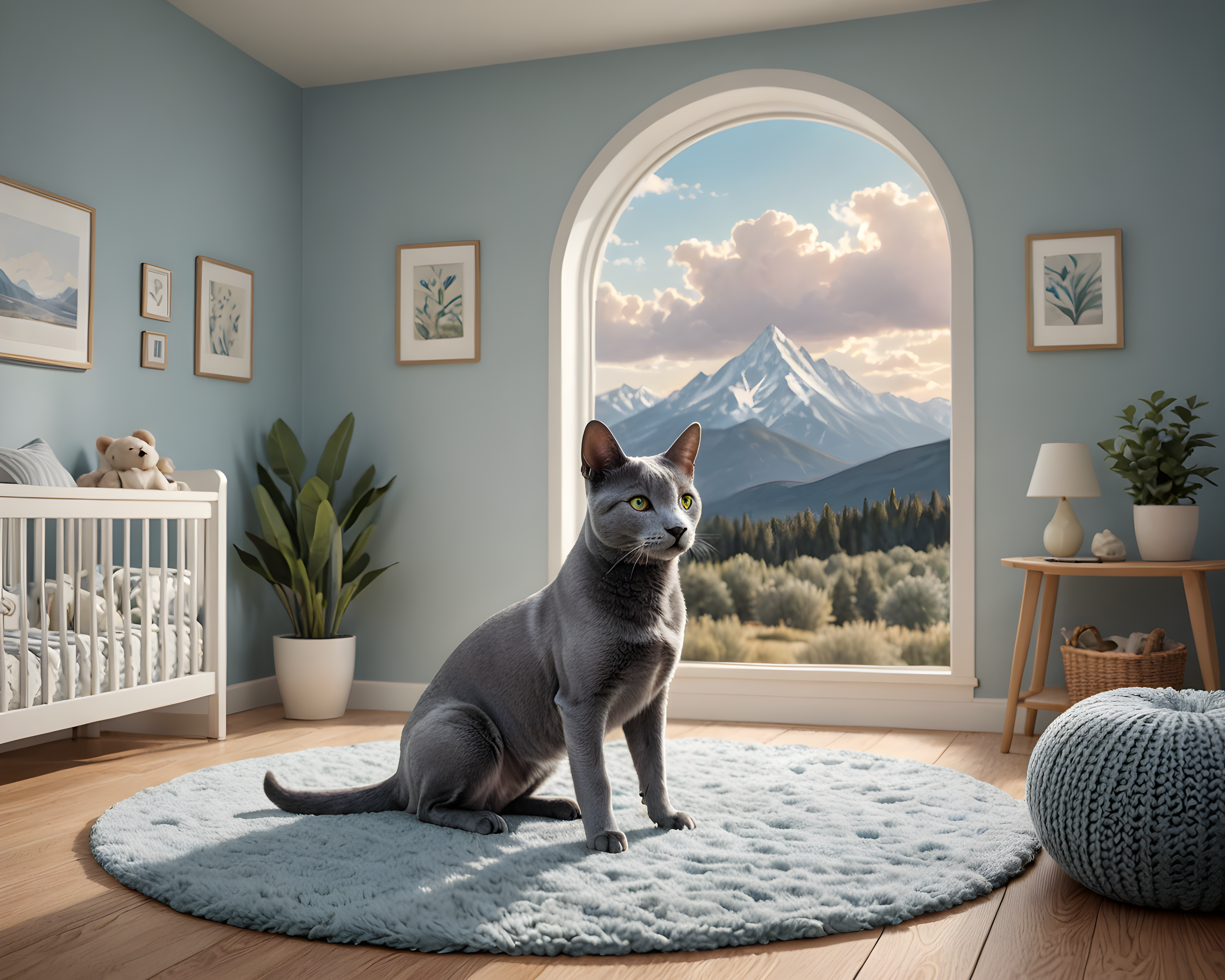 Russian Blue — Nursery (Motivational)
