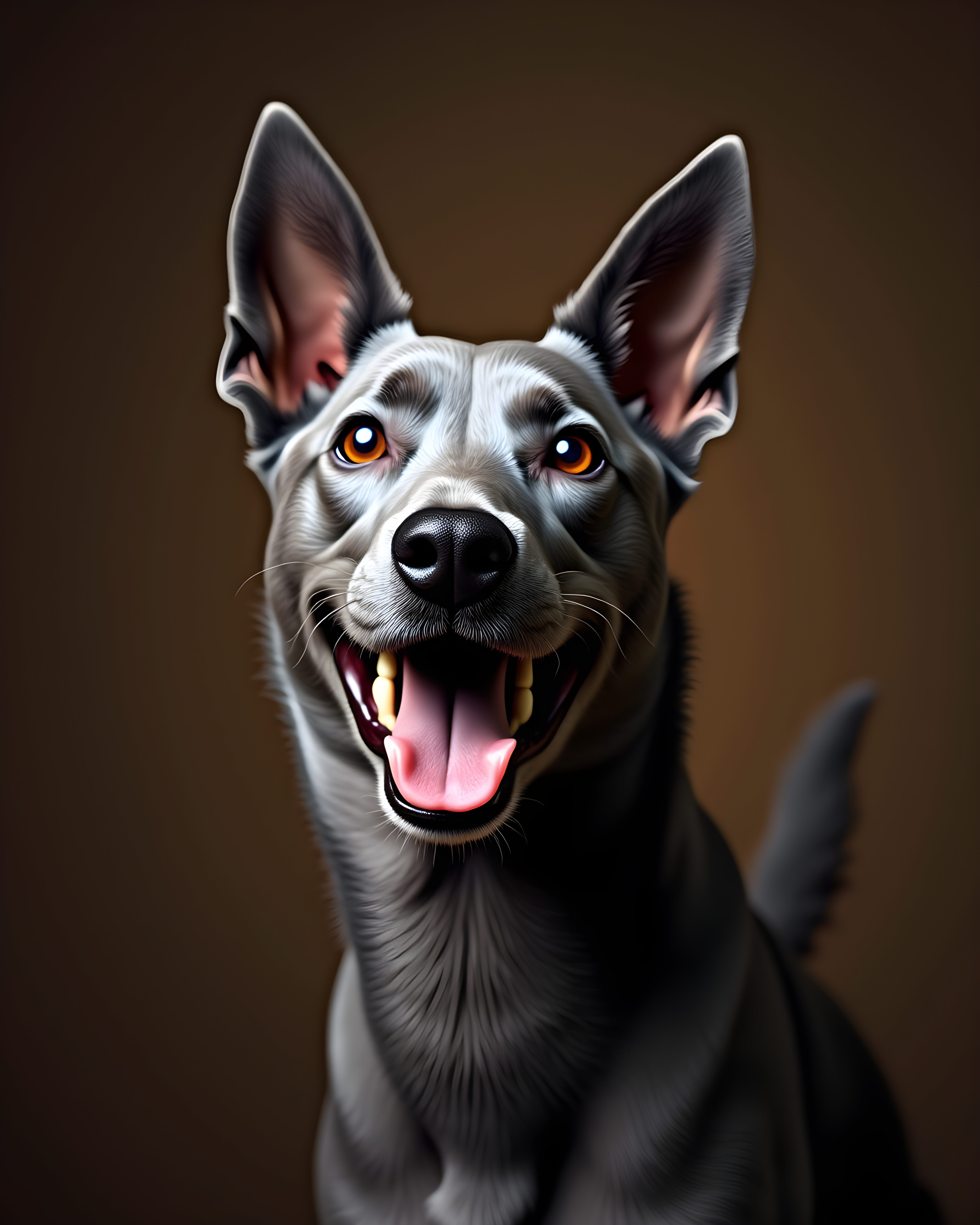 Russian Blue — Realistic (Happy)