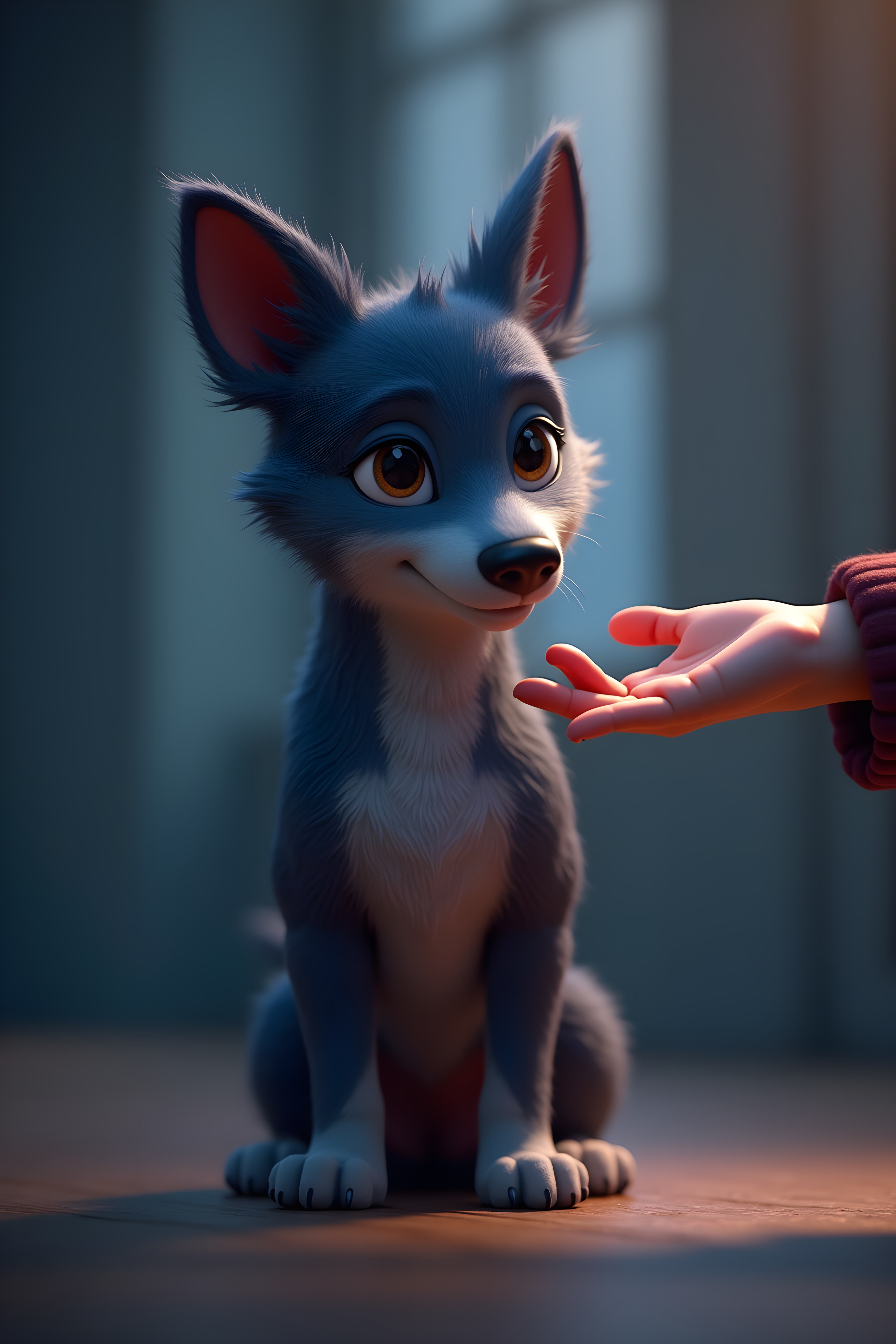 Russian Blue — 3D Render (Motivational)