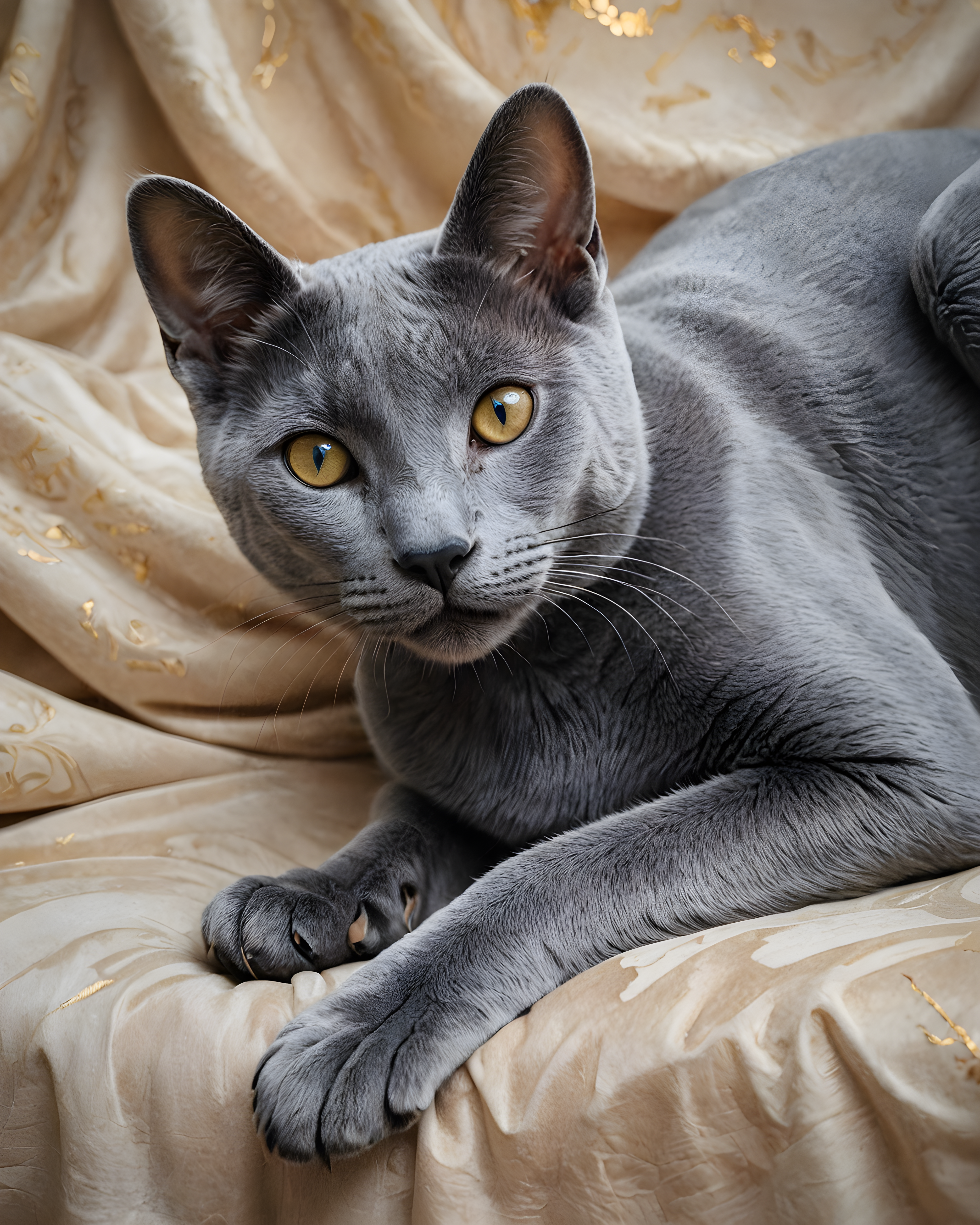 Russian Blue — Watercolor (Luxury)