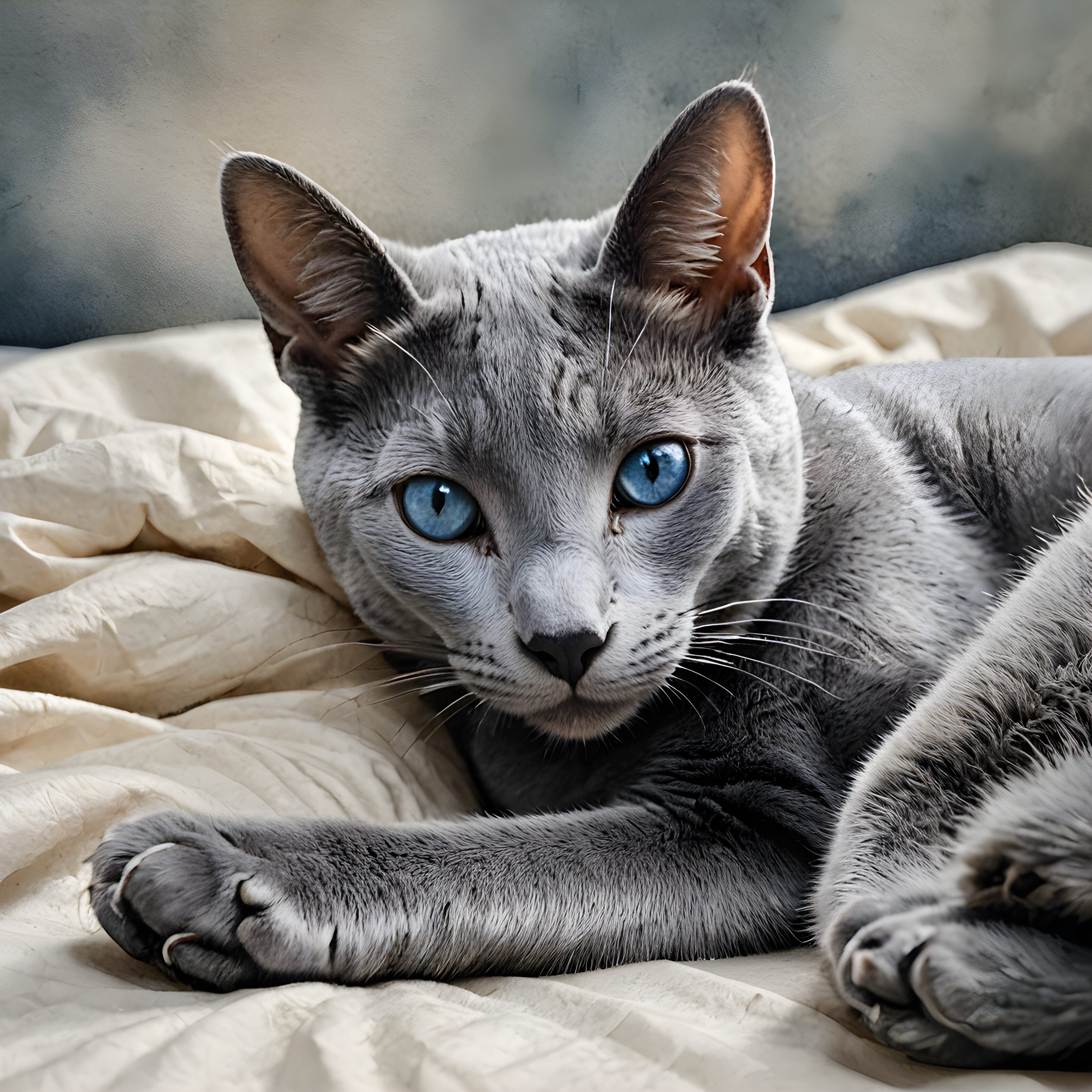 Russian Blue — Watercolor (Savage)