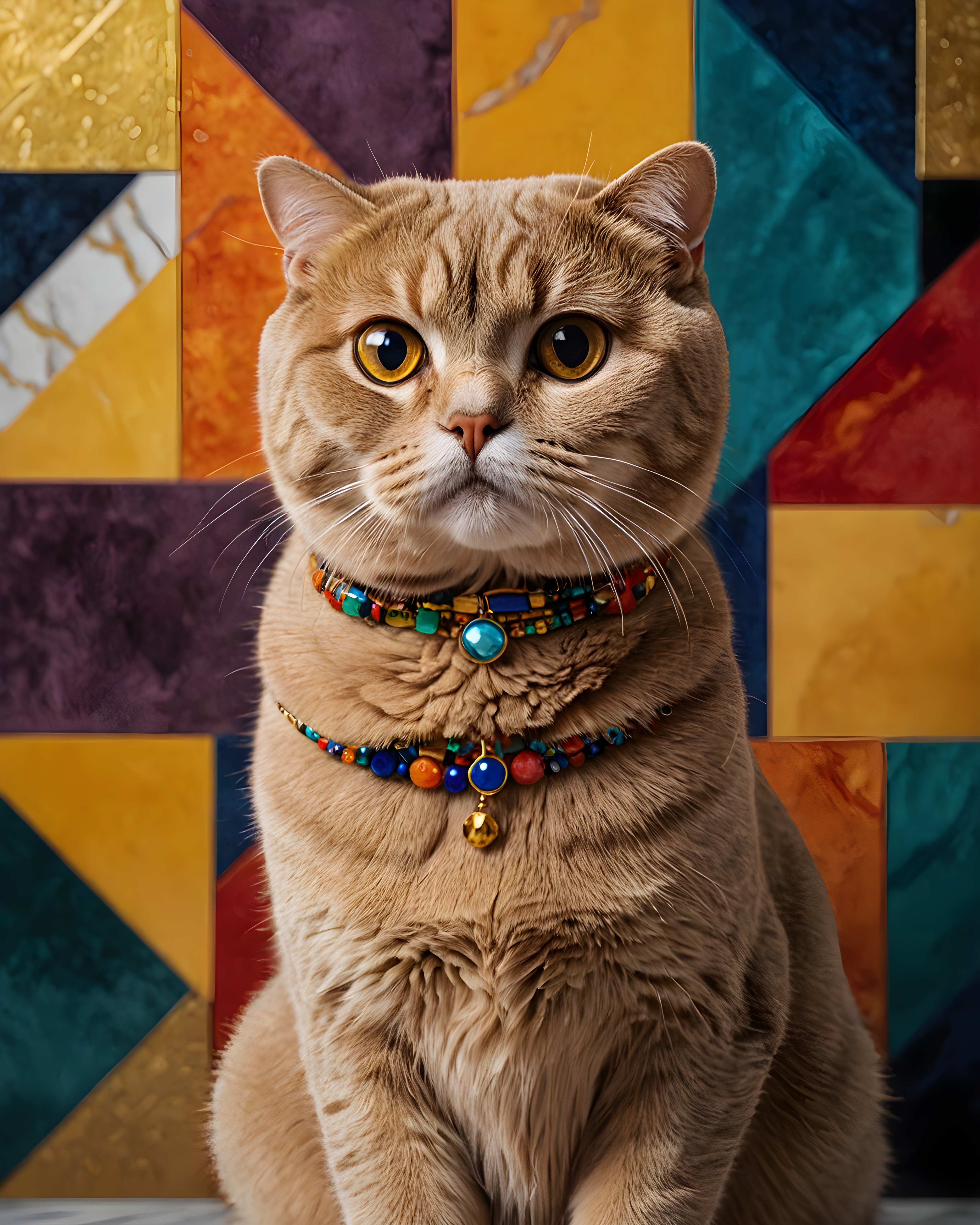 Scottish Fold — Abstract (Luxury)