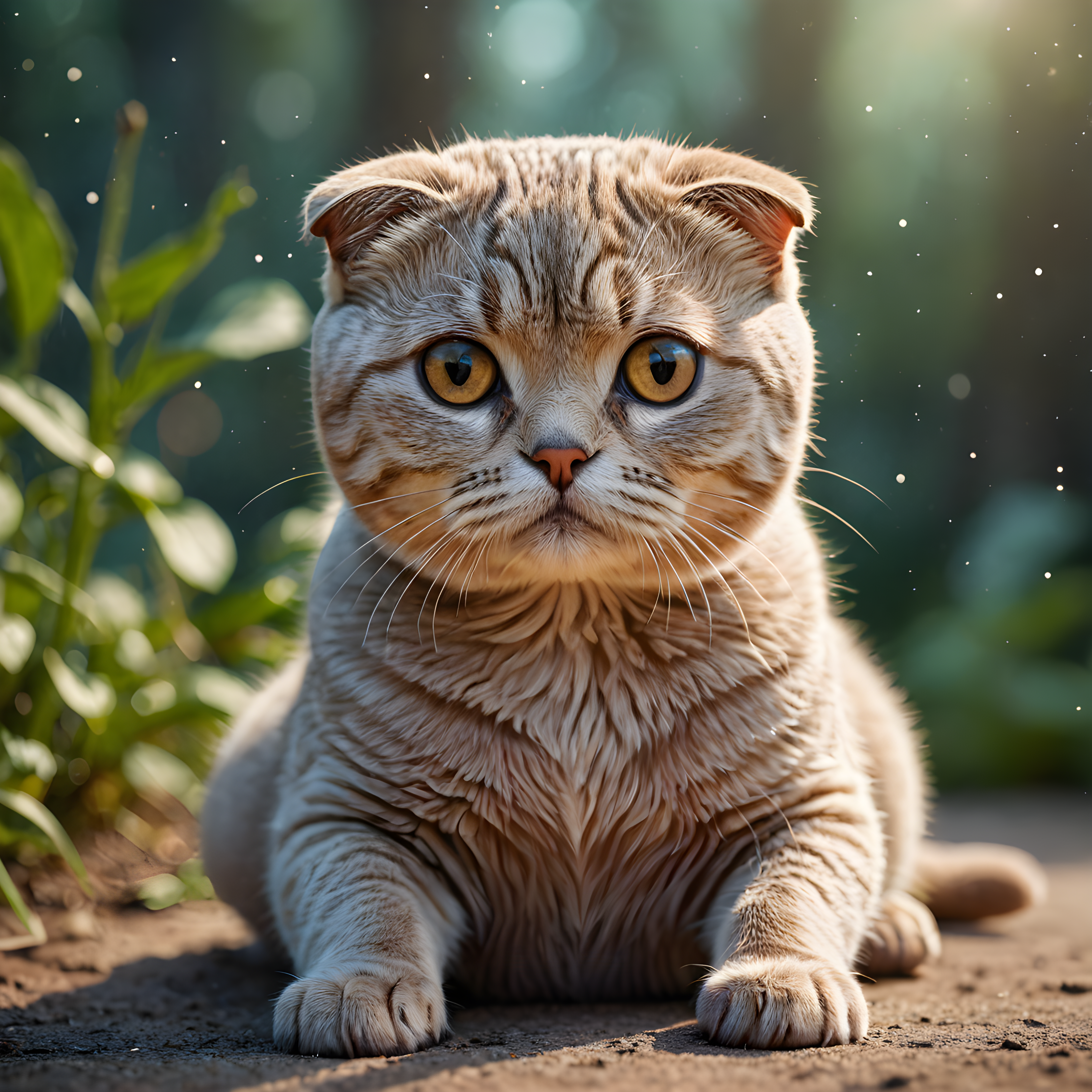 Scottish Fold — Line Art (Fantasy)