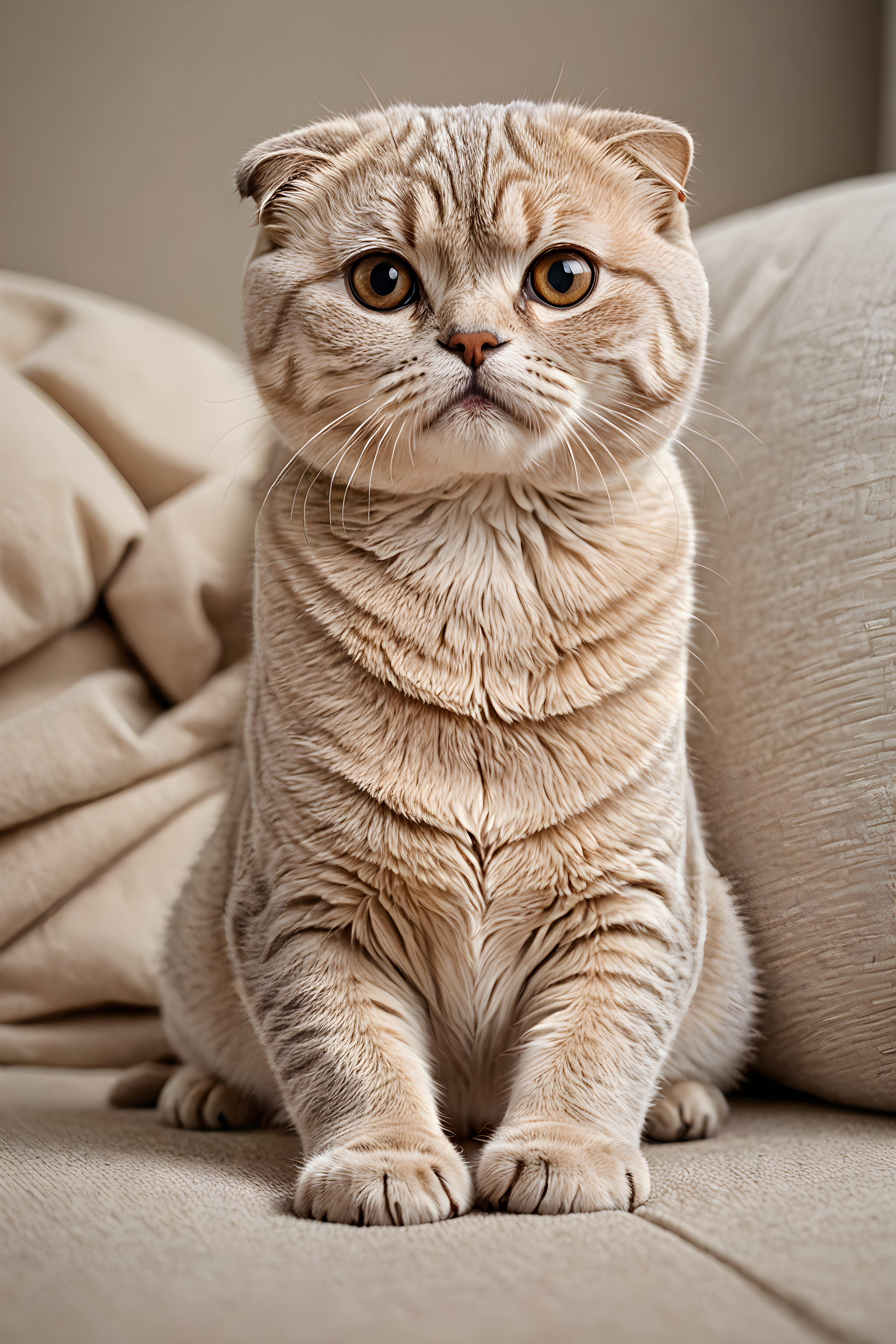 Scottish Fold — Line Art (Funny)