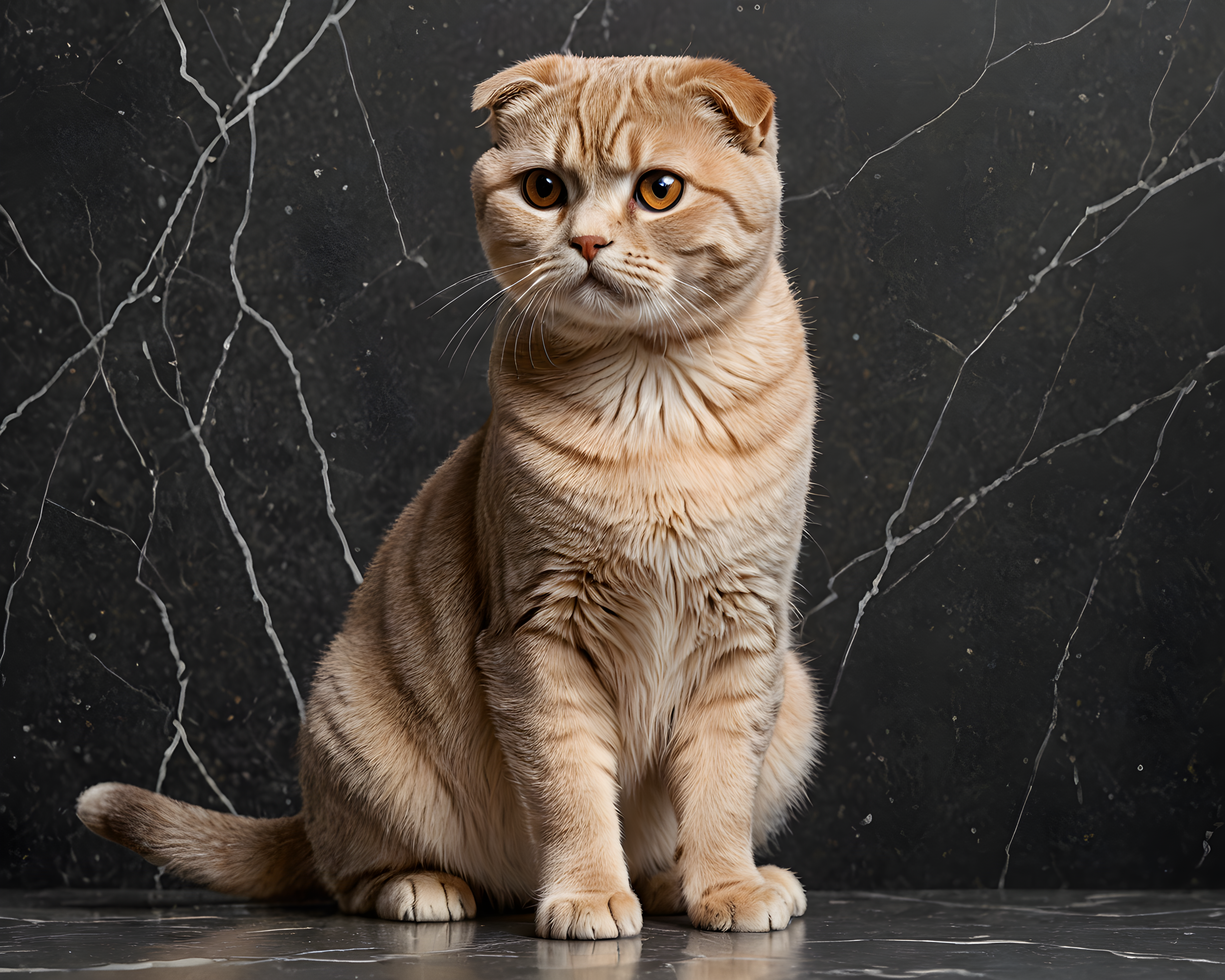 Scottish Fold — Line Art (Luxury)